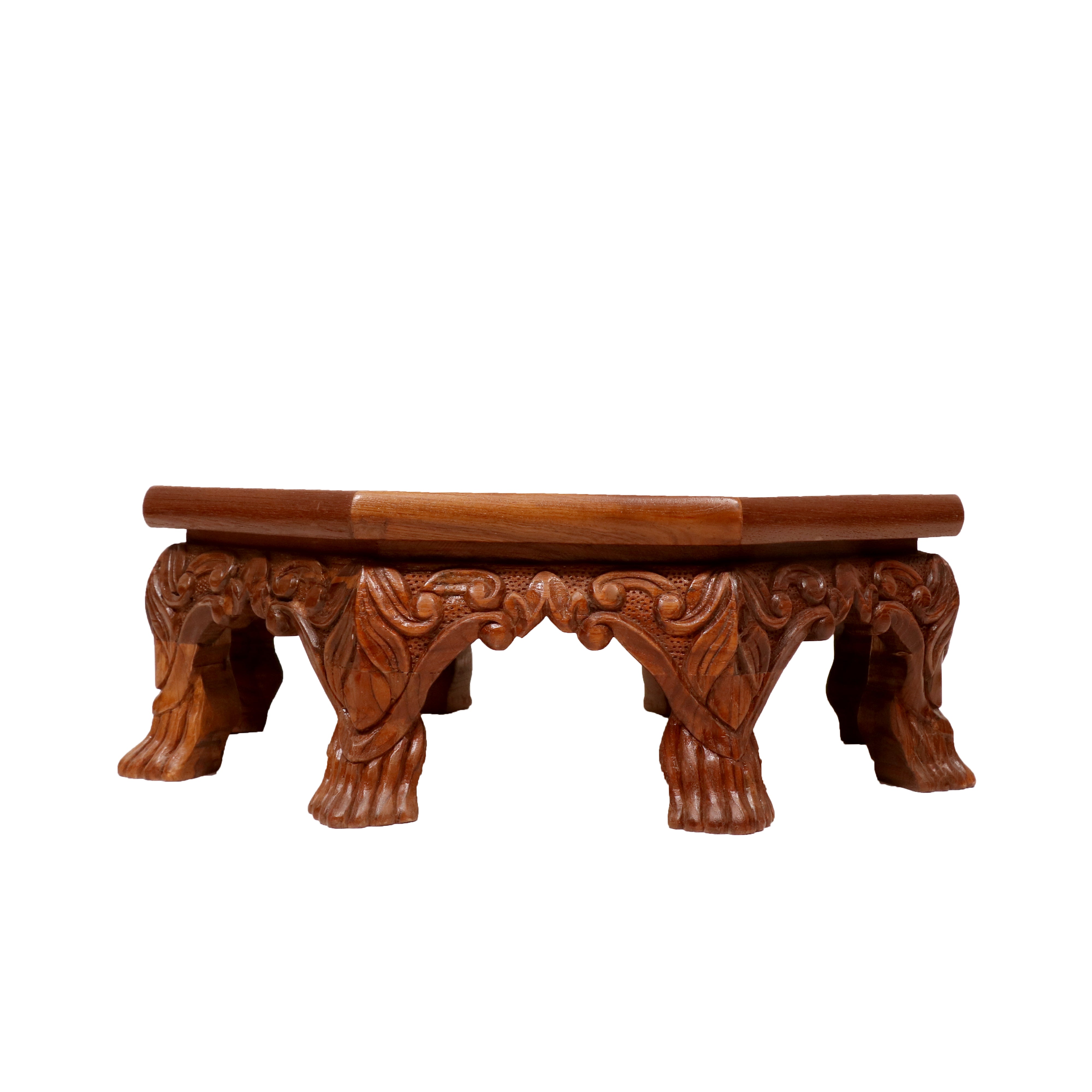Sath Traditional Wooden Octagonal Bajot Bajot