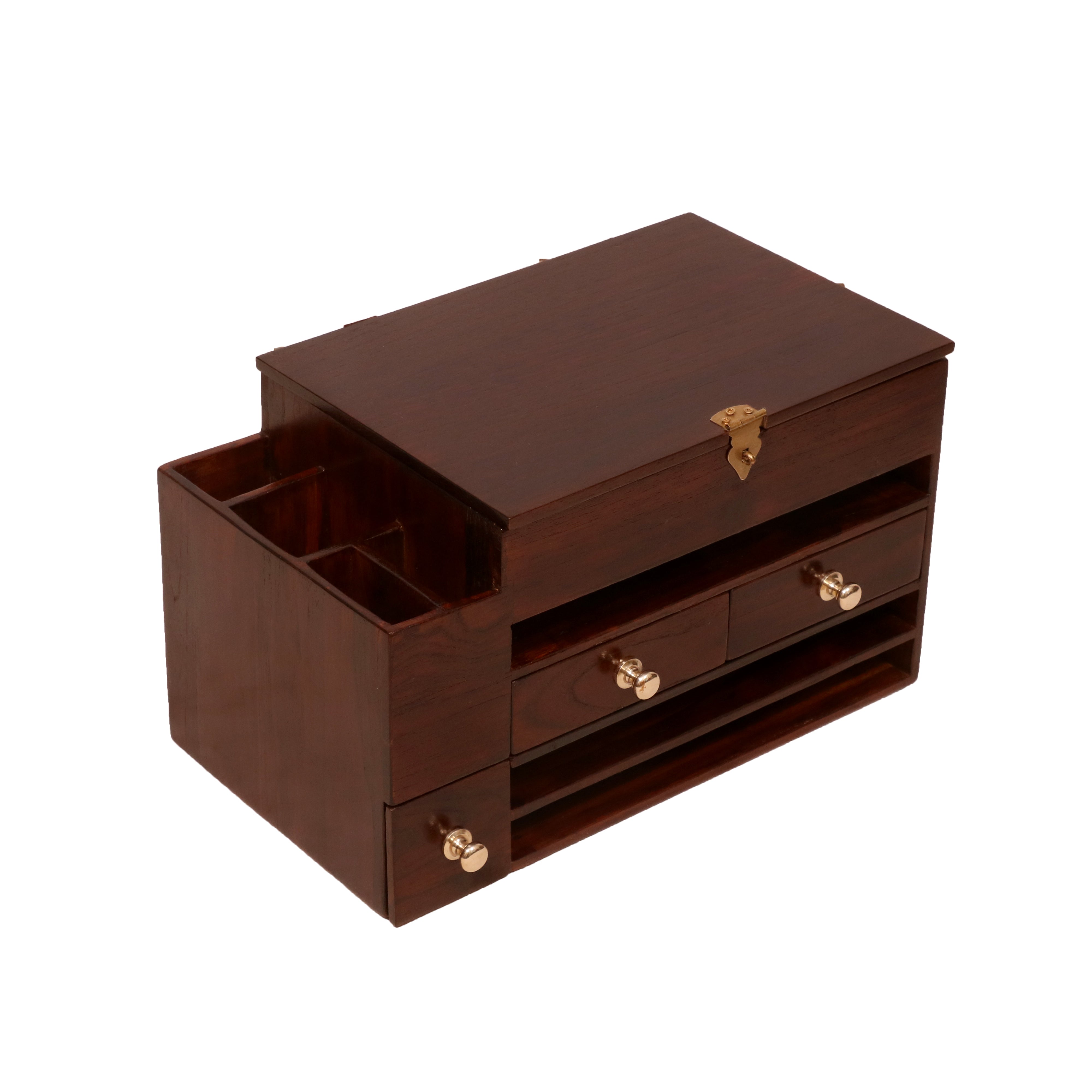 Roomy Wooden Desk Organizer Desk Organizer