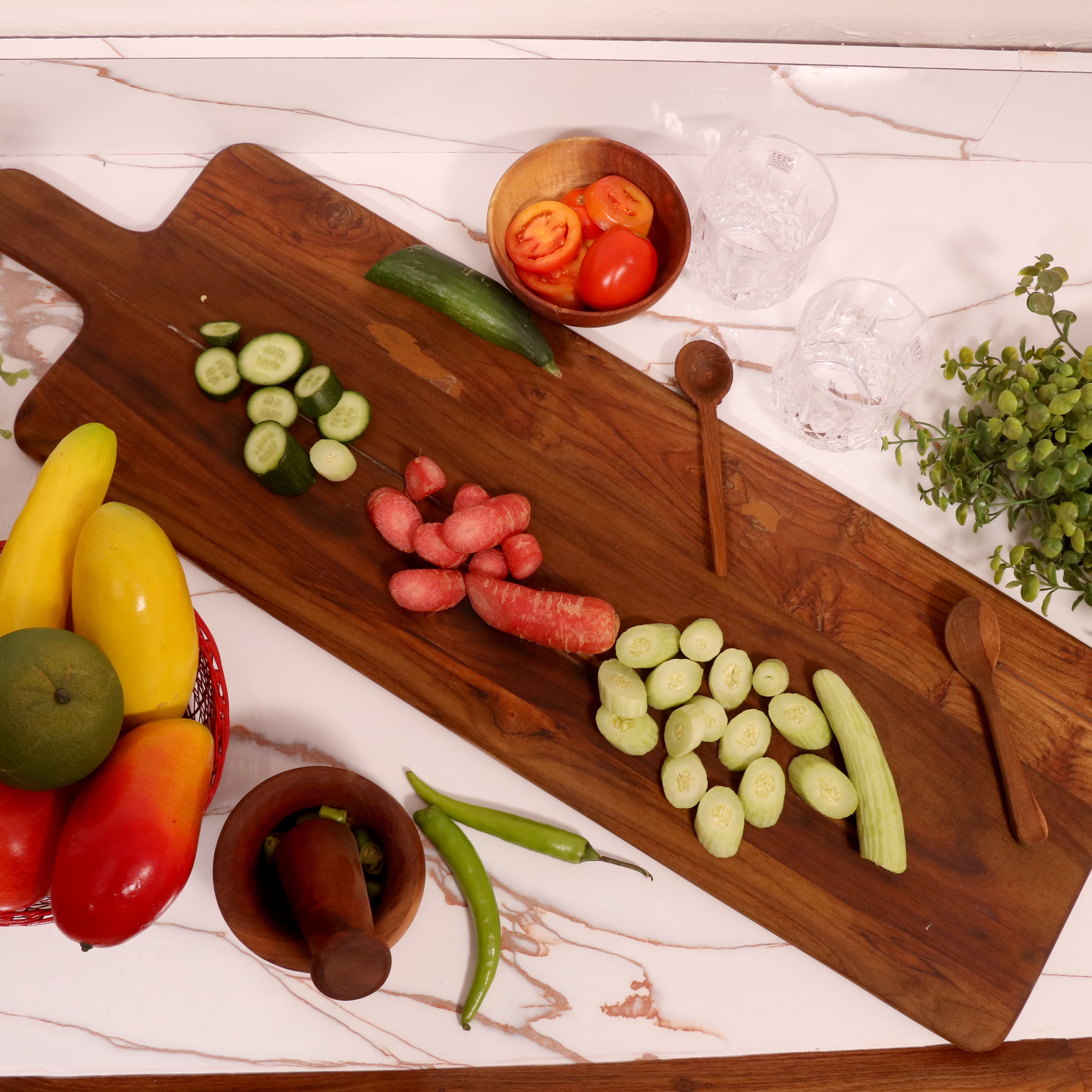 Long Quaint Chopping Board Cutting Board