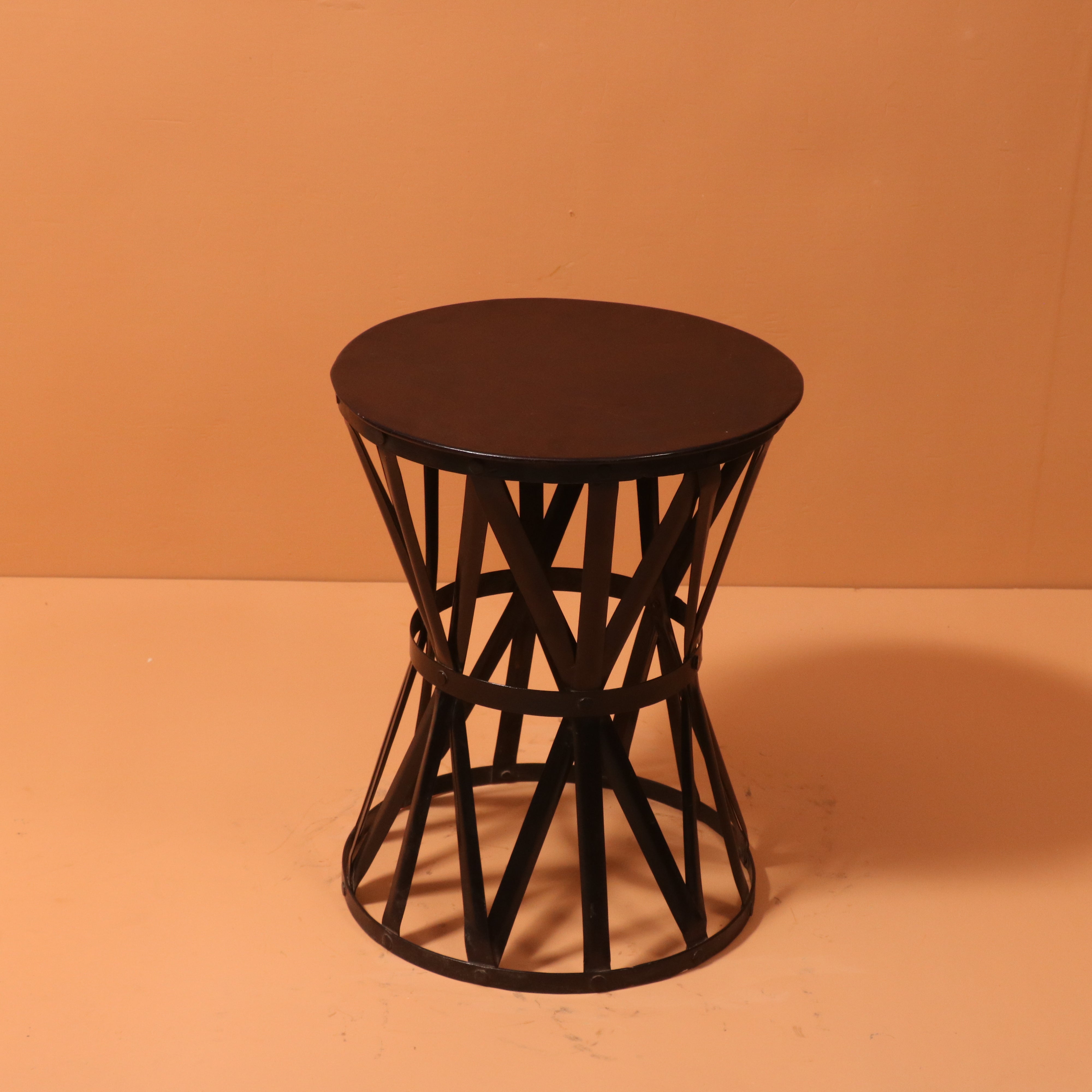 Metallic Drum Stool Stool