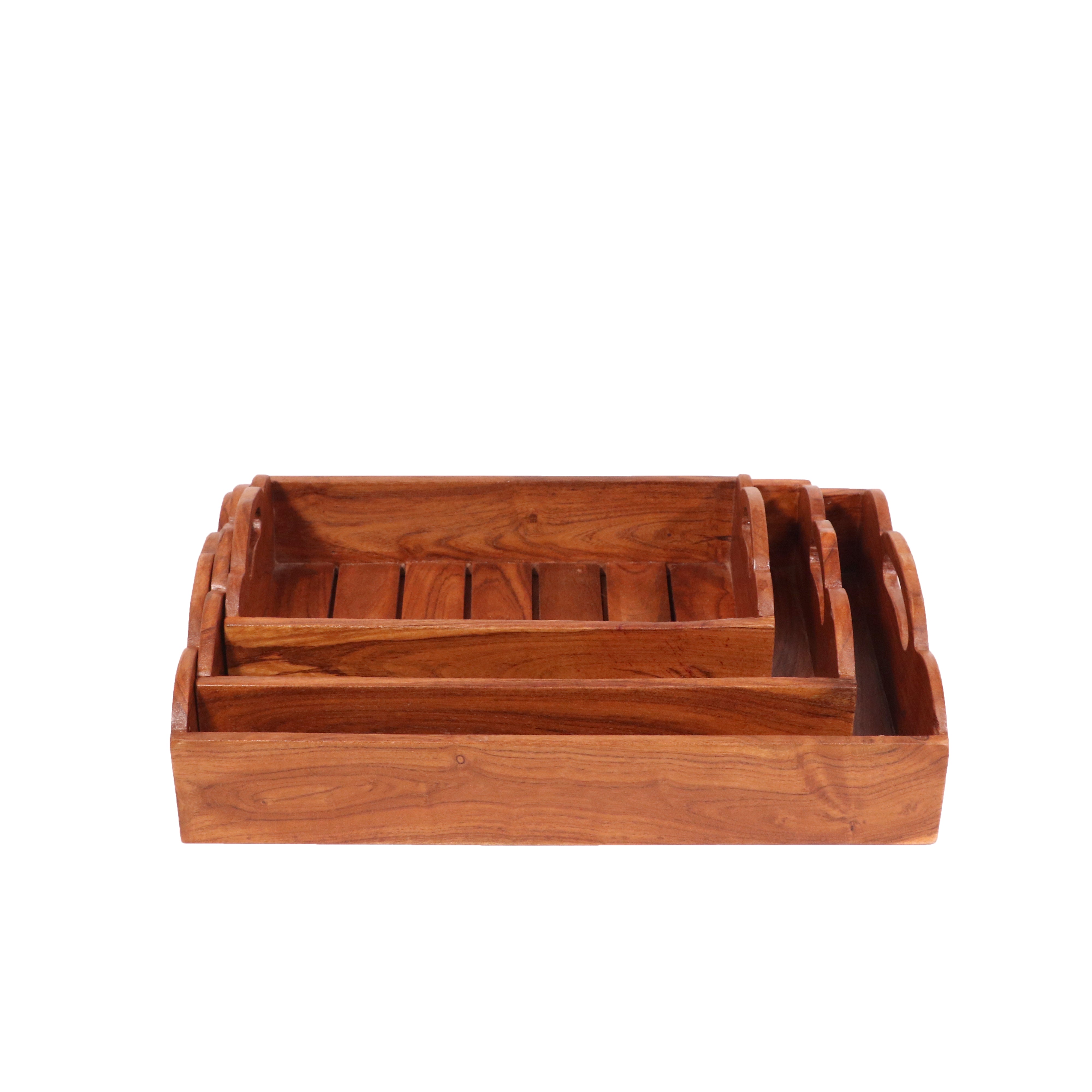 Curves and Stripes Tray - Set of 3 Tray