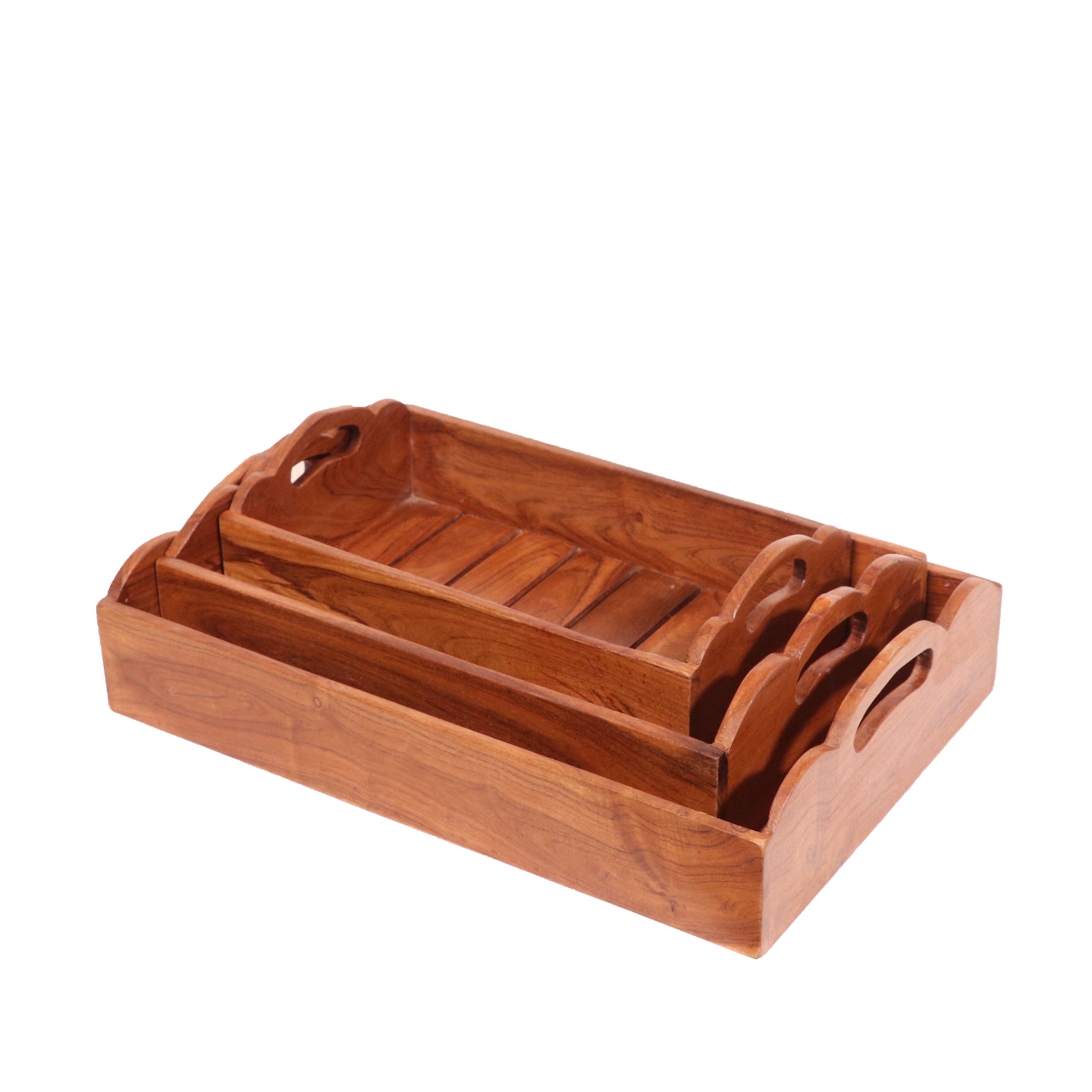 Curves and Stripes Tray - Set of 3 Tray