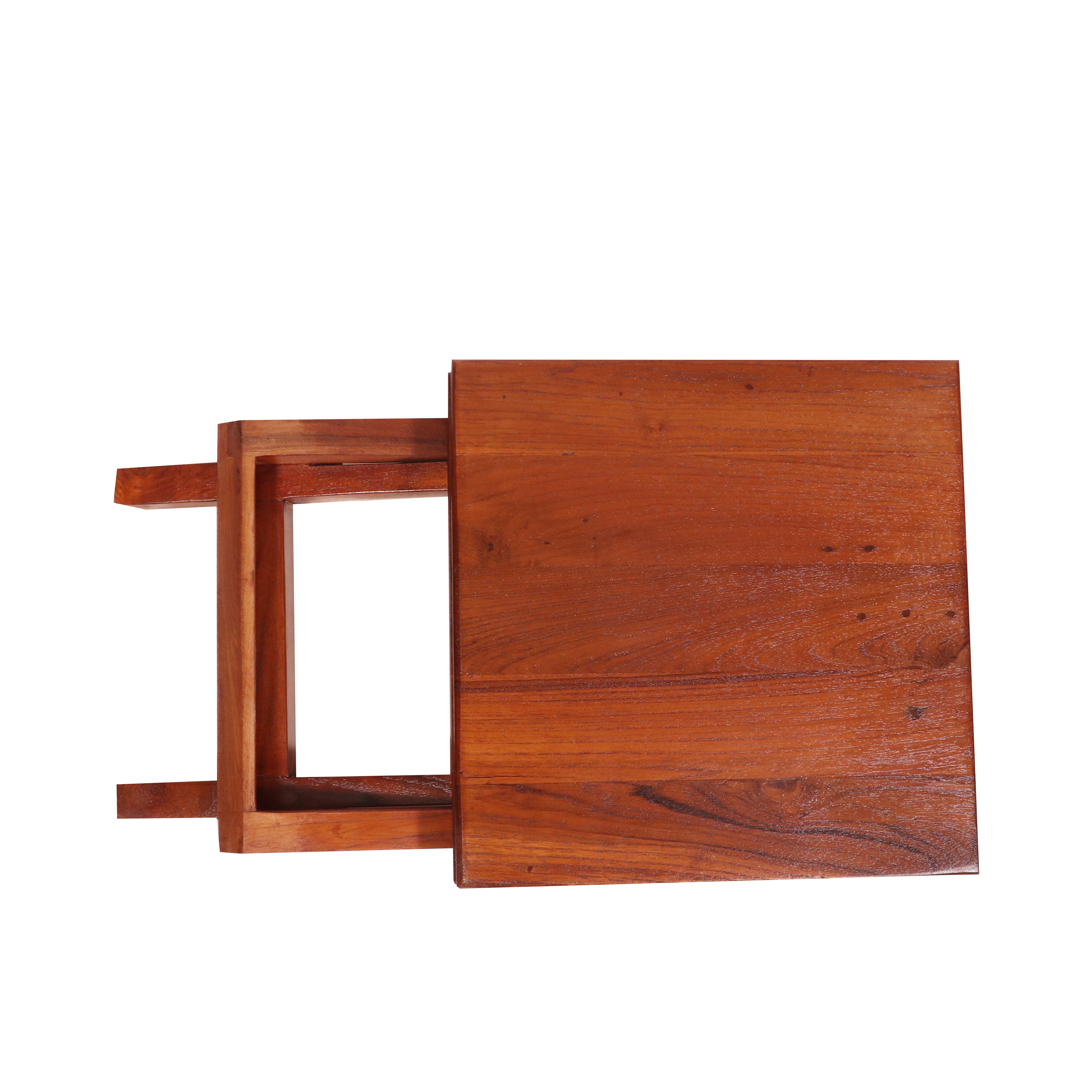 Simple Criss Cross Stool Dining Table