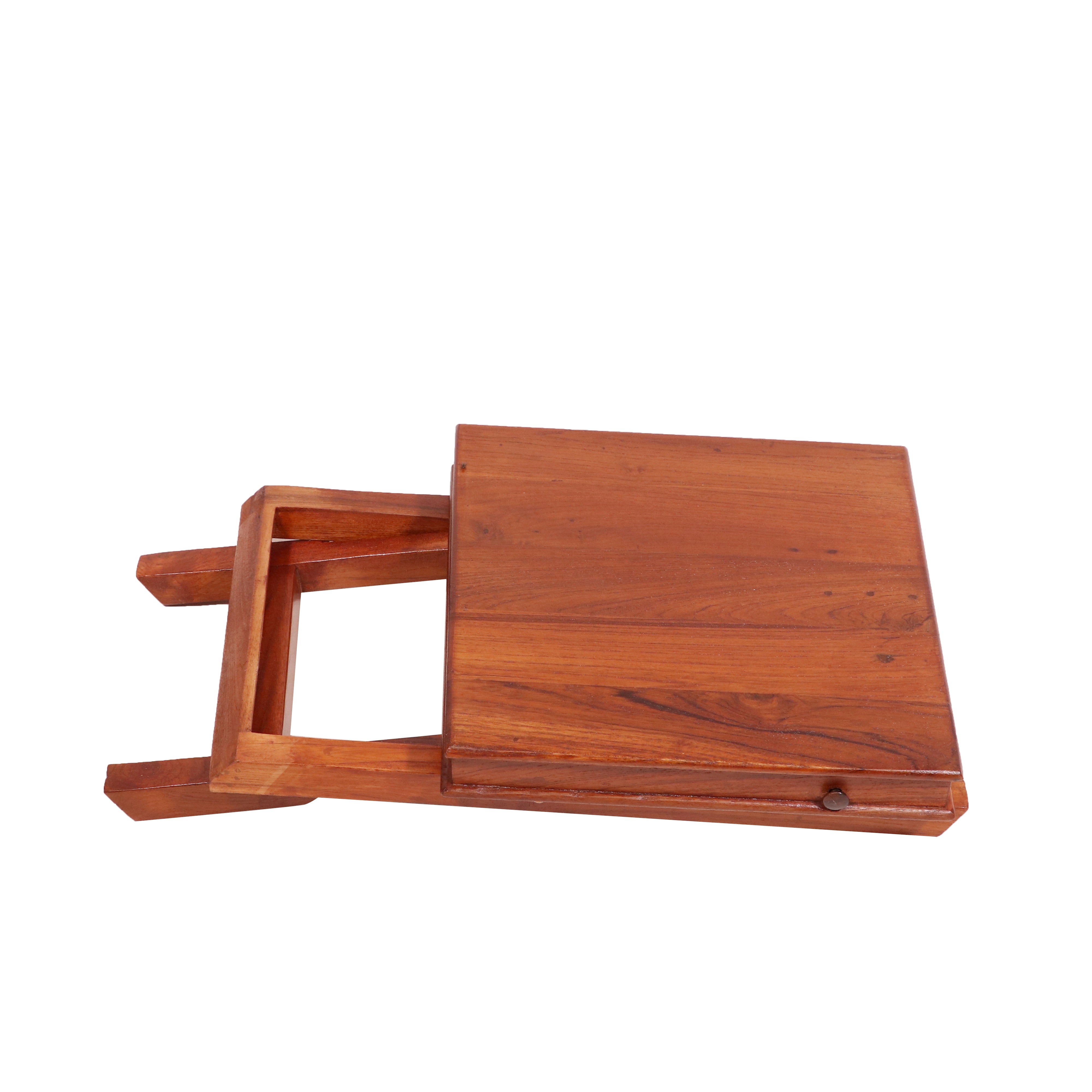 Simple Criss Cross Stool Dining Table