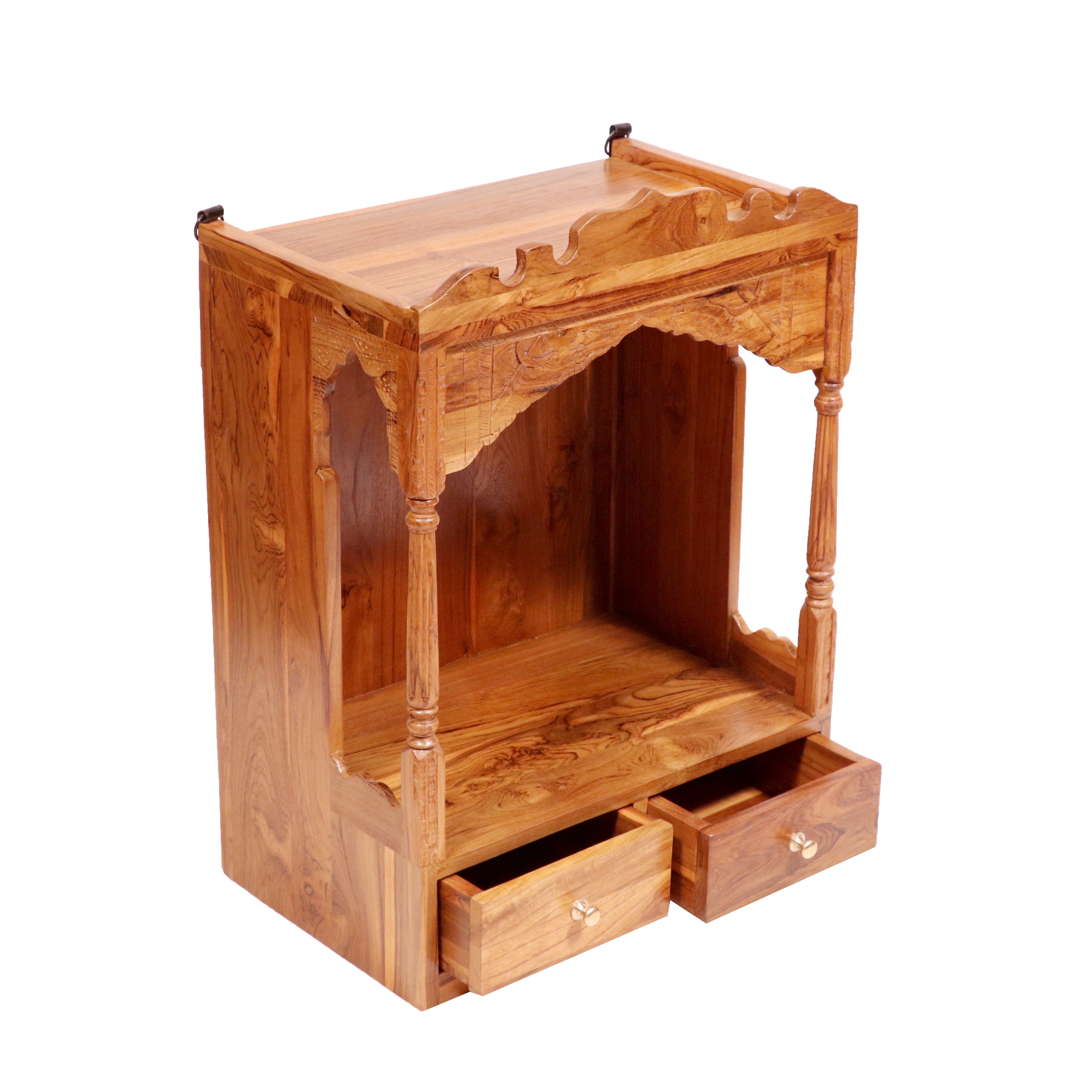 Natural Touch Wooden Antique Style Temple Temple