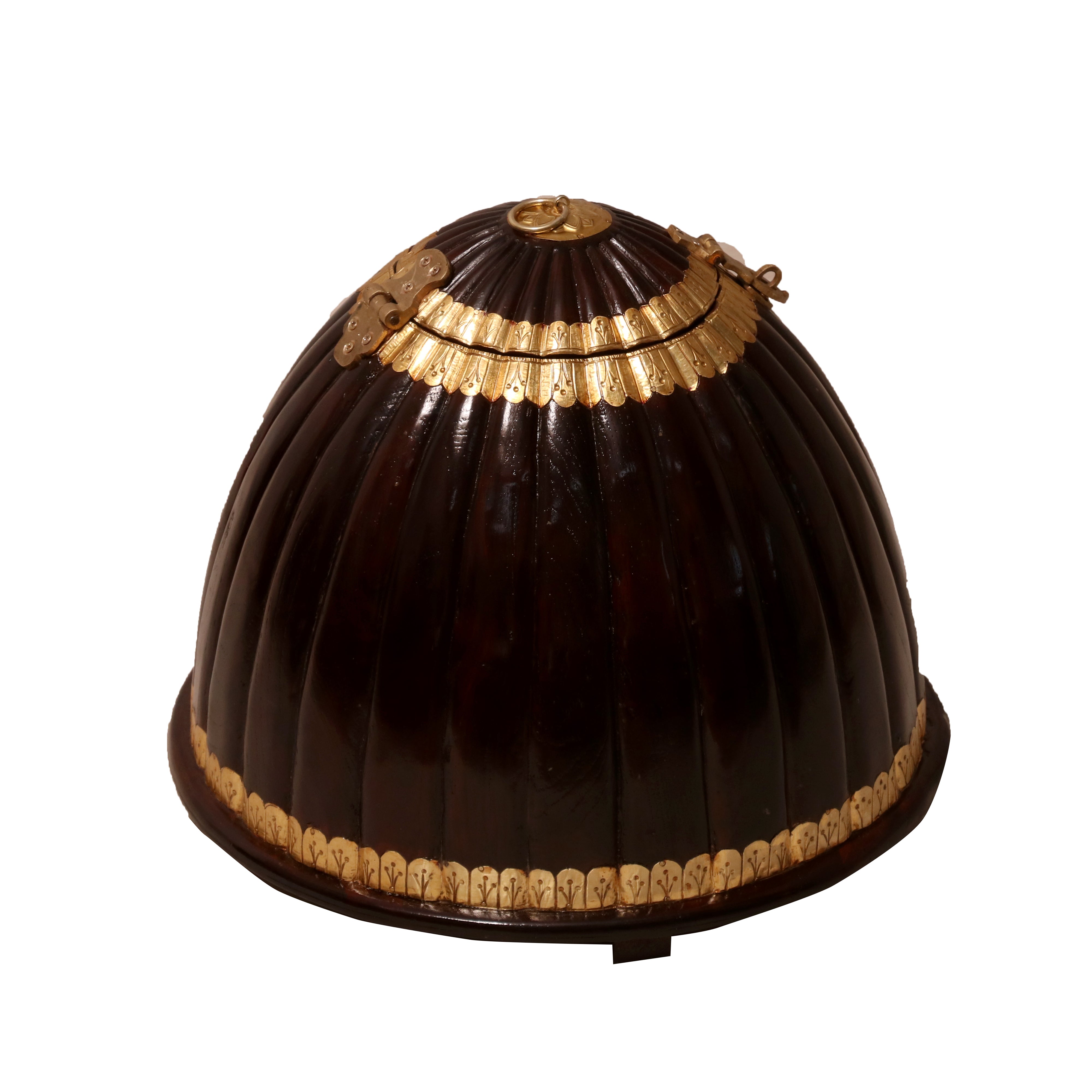 Traditional Brass Teakwood Box Wooden Box