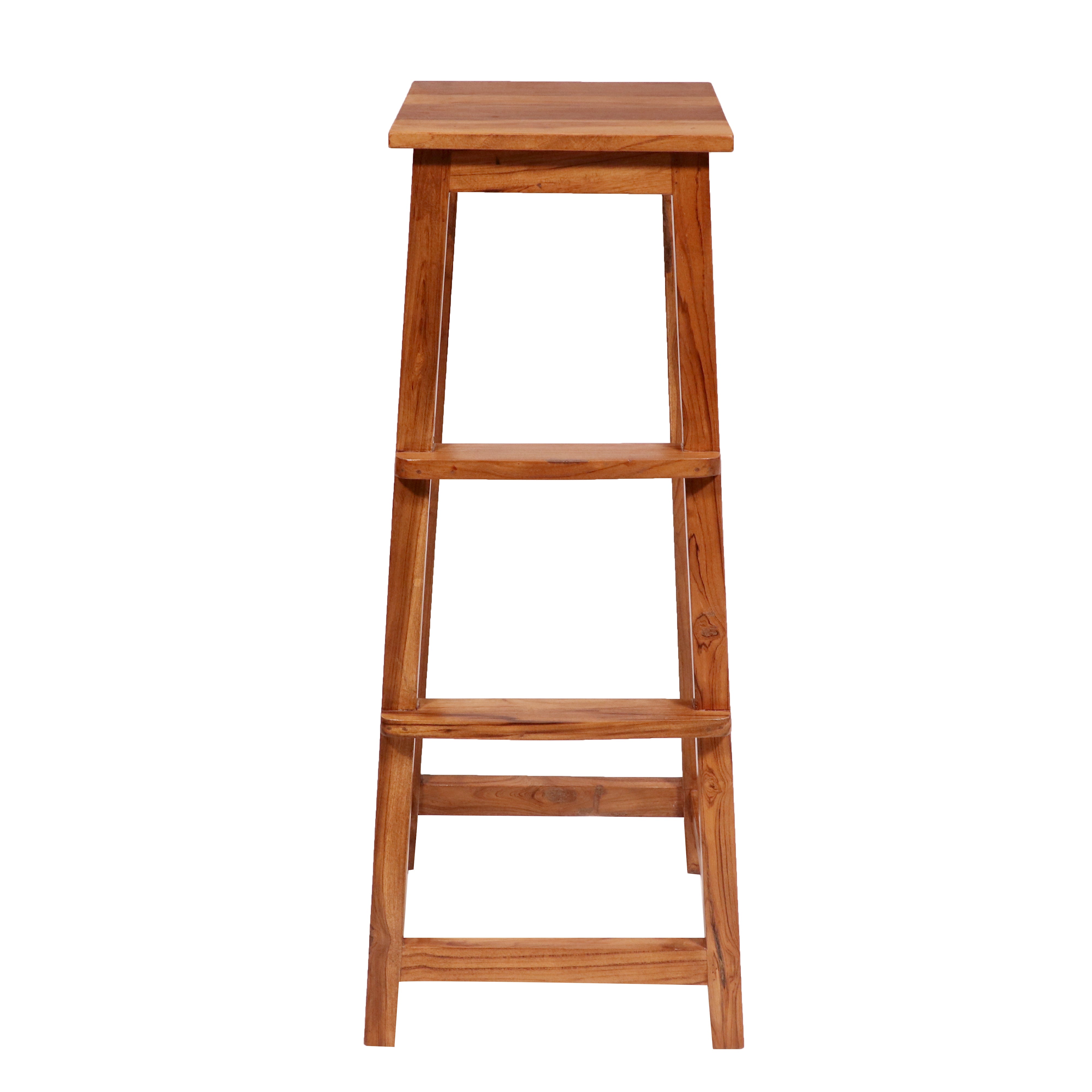 Honey polish Double Step Long Height Stool Stool