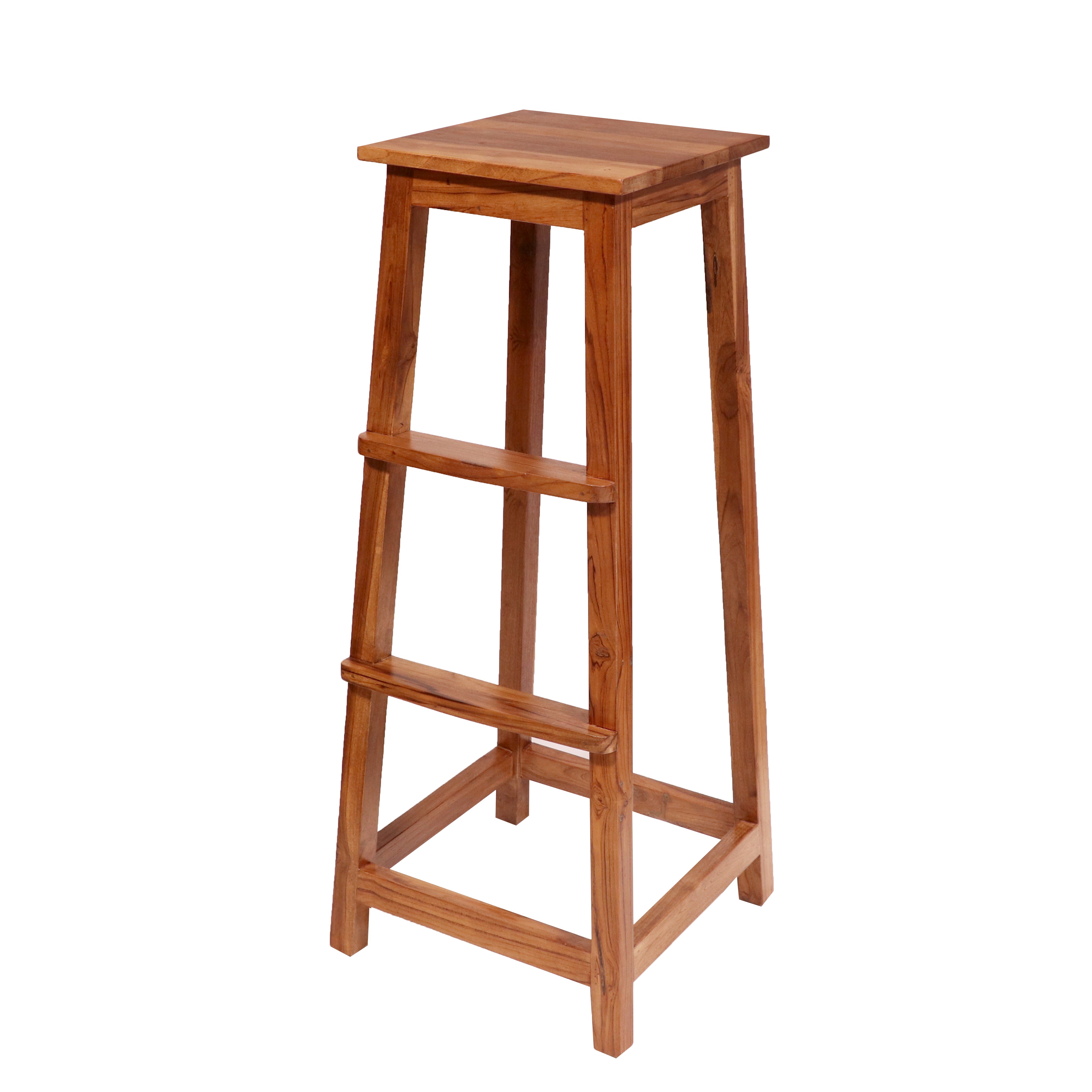 Honey polish Double Step Long Height Stool Stool