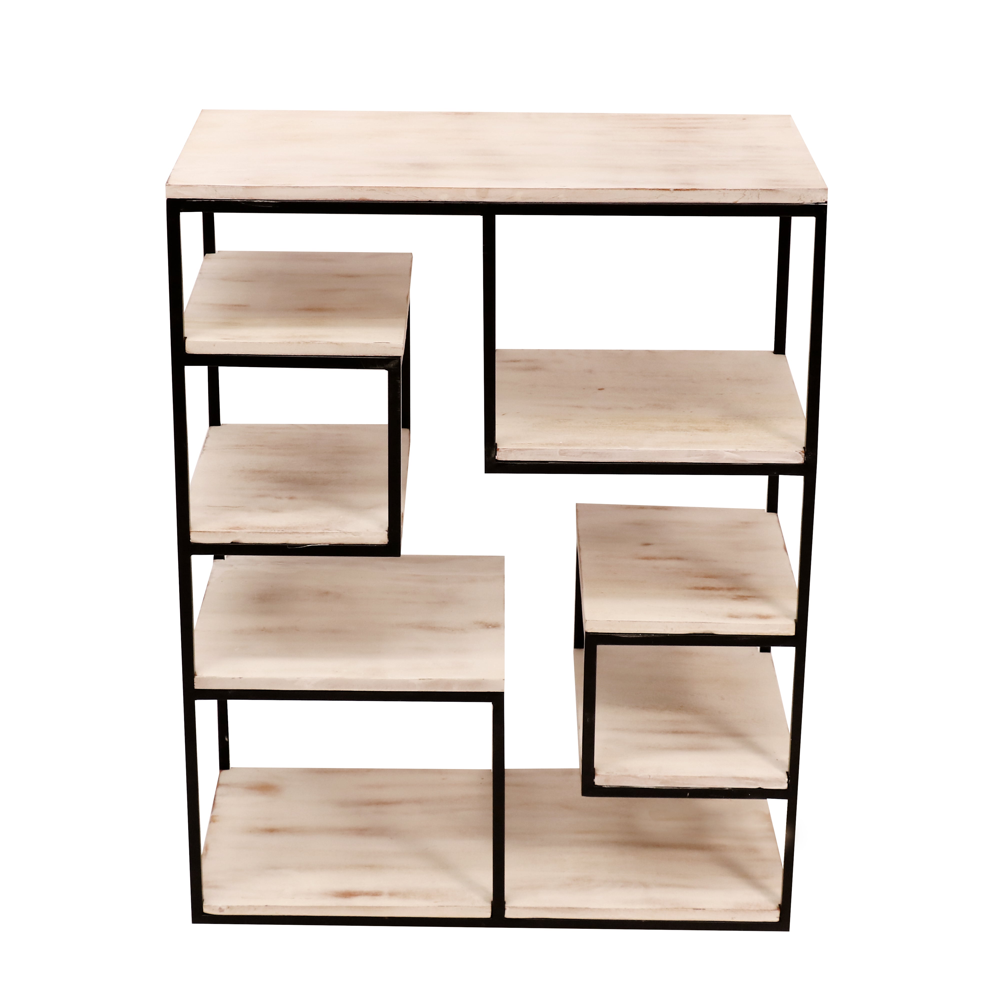 Fun Squares Iron Shelving Unit Wall Rack