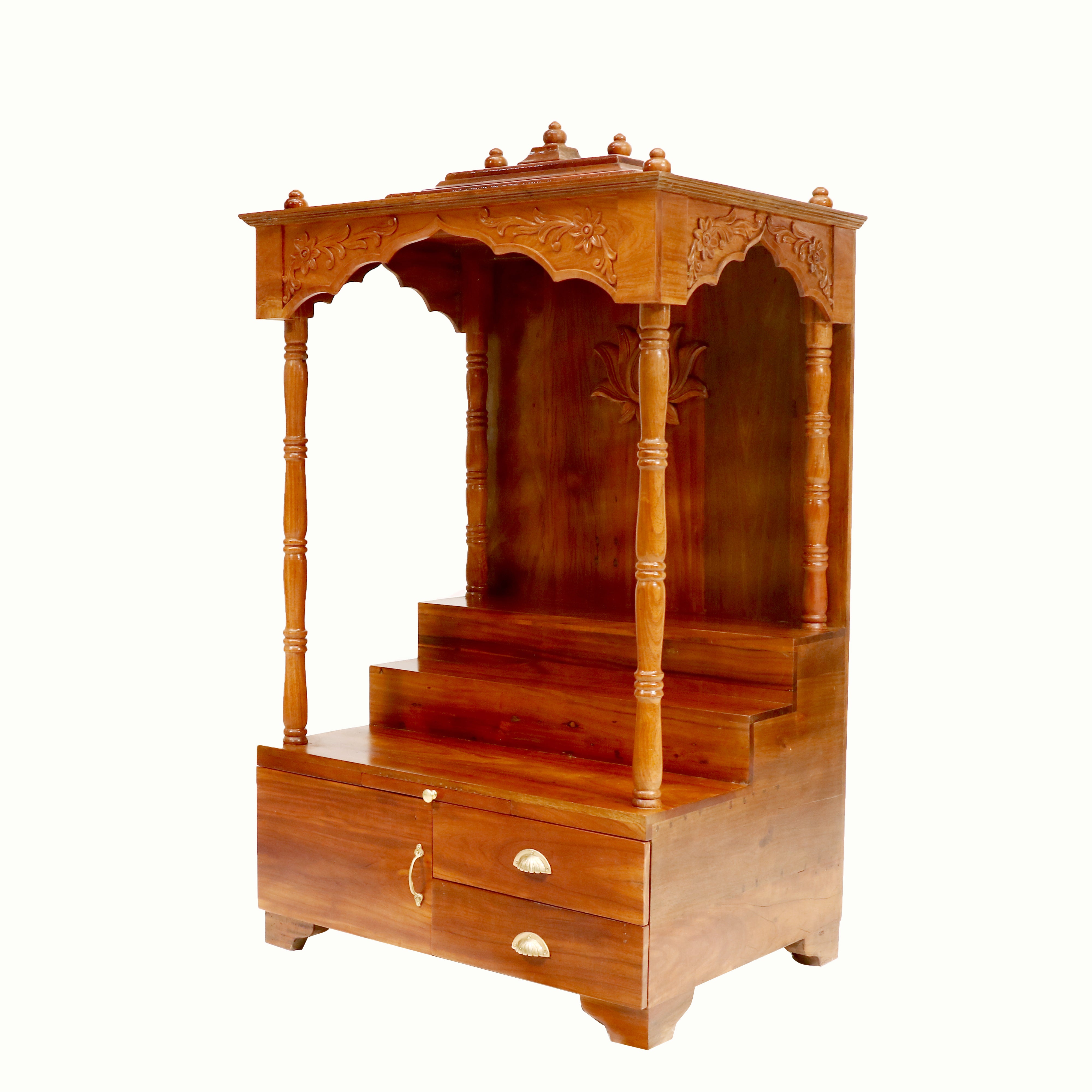 Temple Rajshahi Teak wooden Pooja Mandap Temple