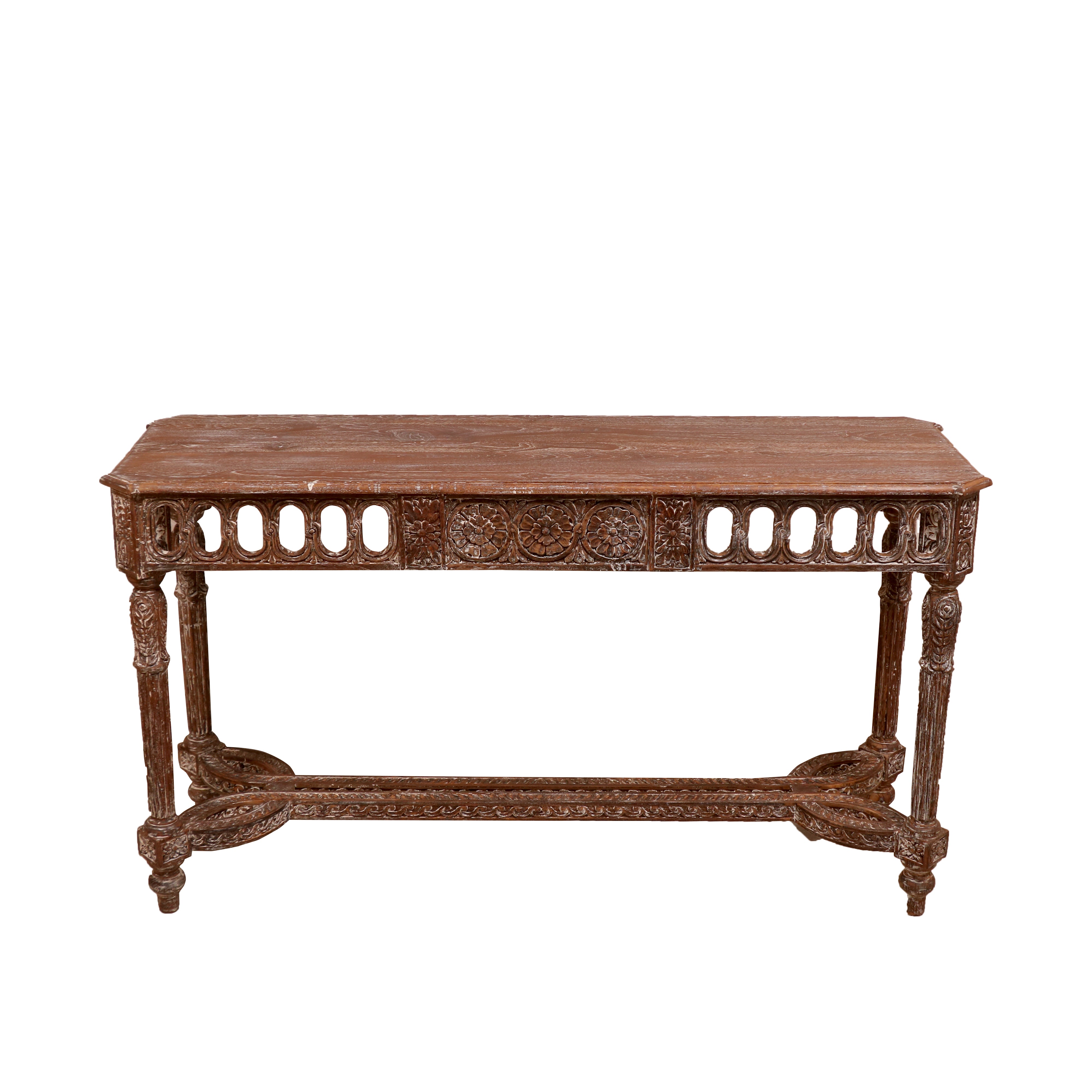 Teak wood Contemporary Design Console Table Console Table