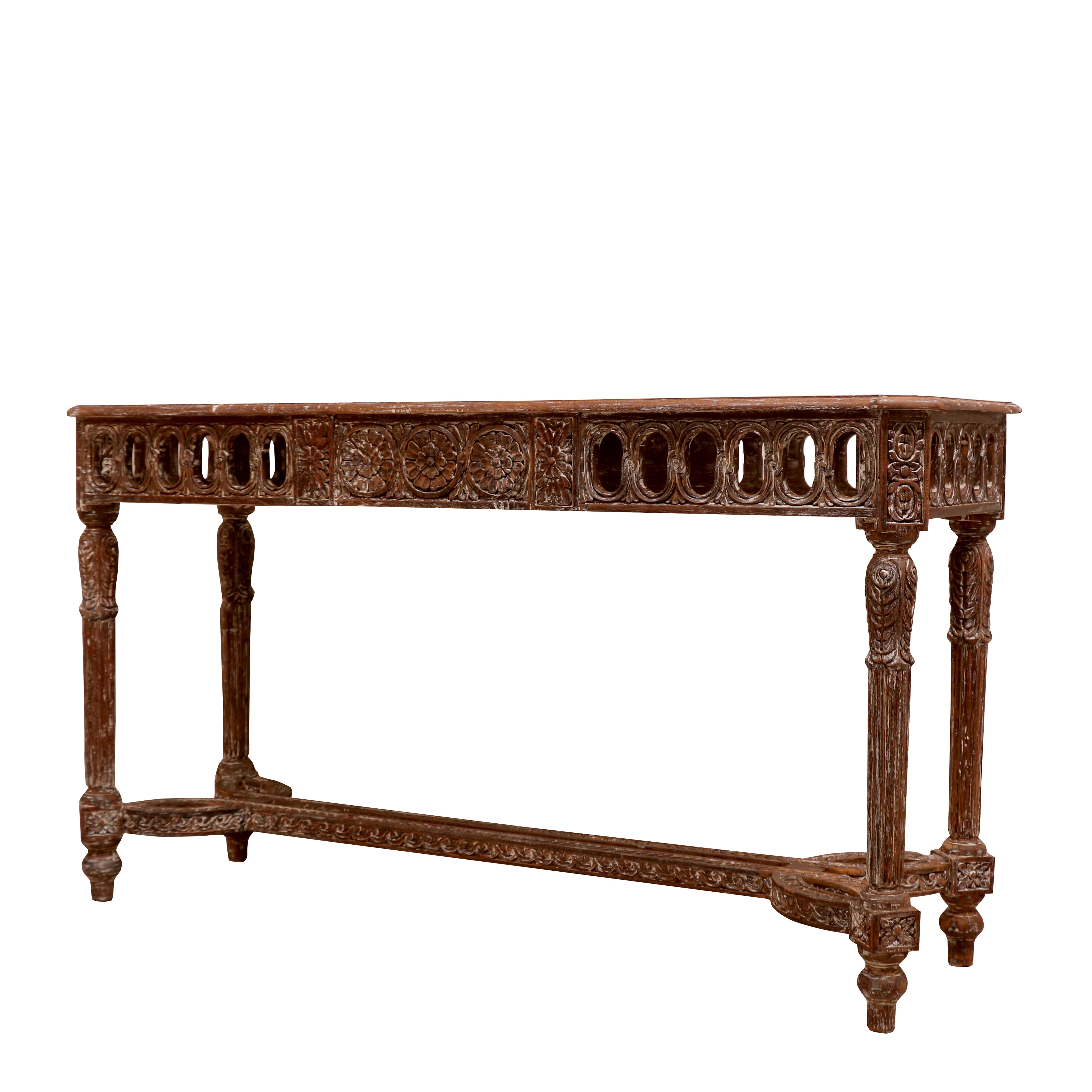 Teak wood Contemporary Design Console Table Console Table