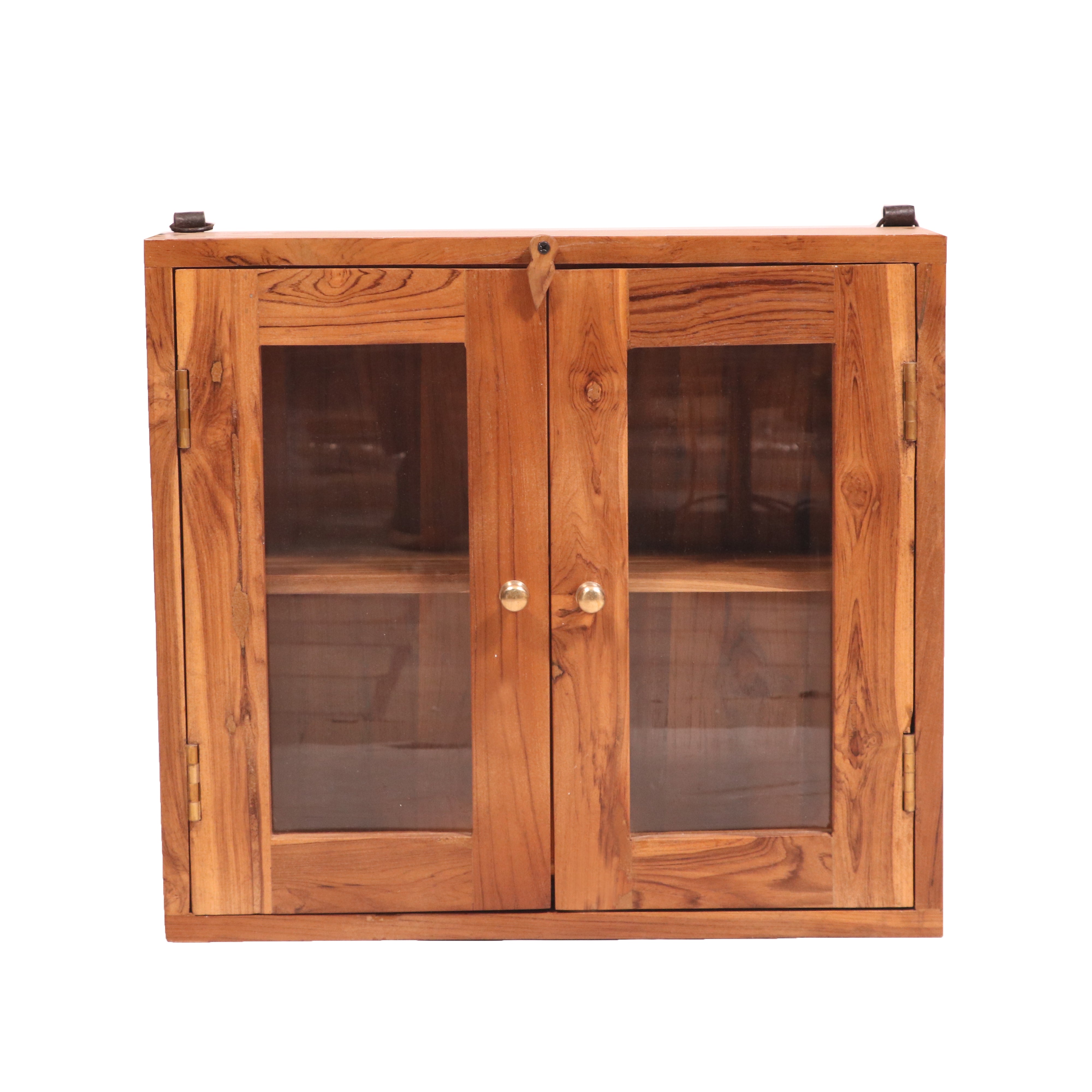 Single Shelf Wall Hanging Teak Cabinet Wall Cabinet