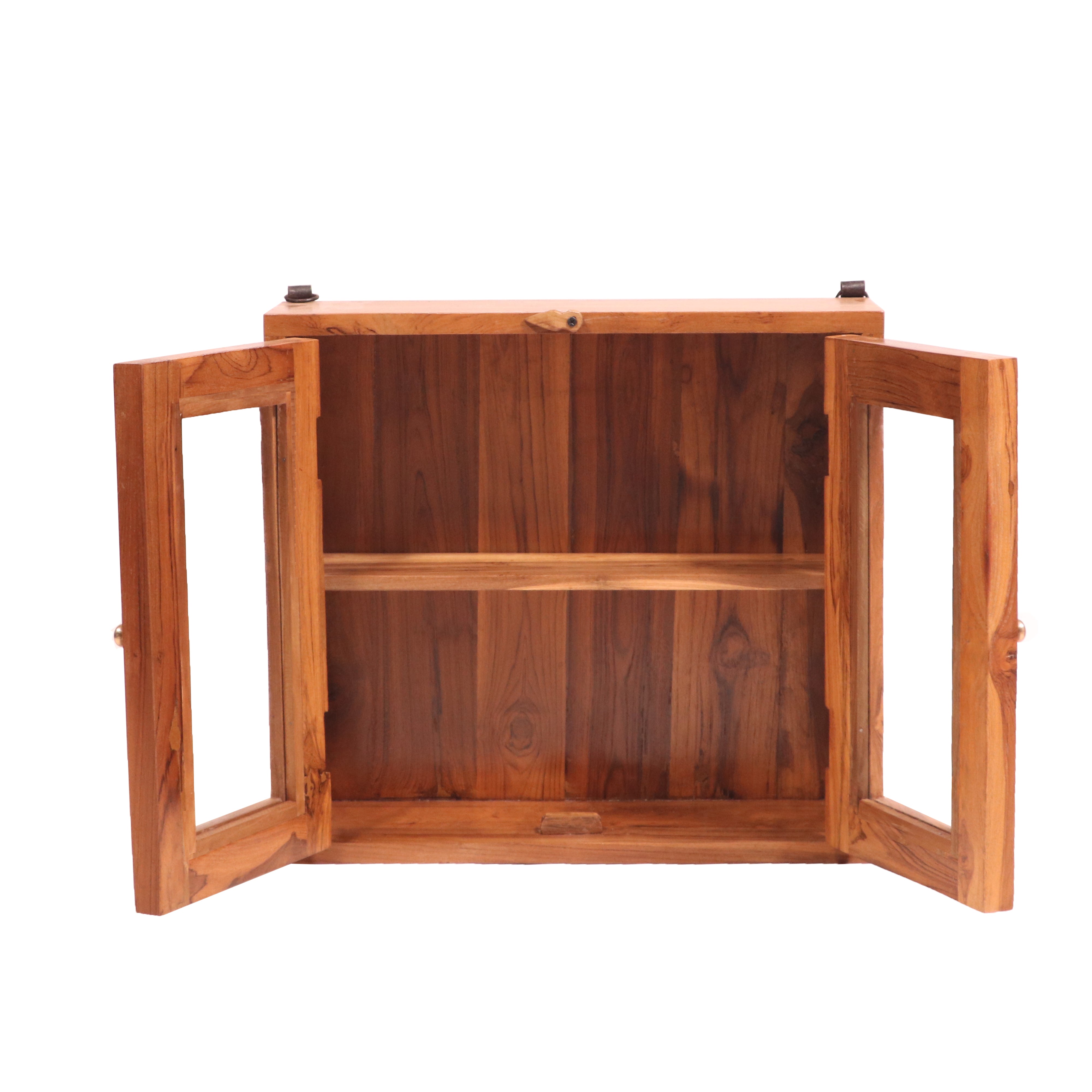 Single Shelf Wall Hanging Teak Cabinet Wall Cabinet