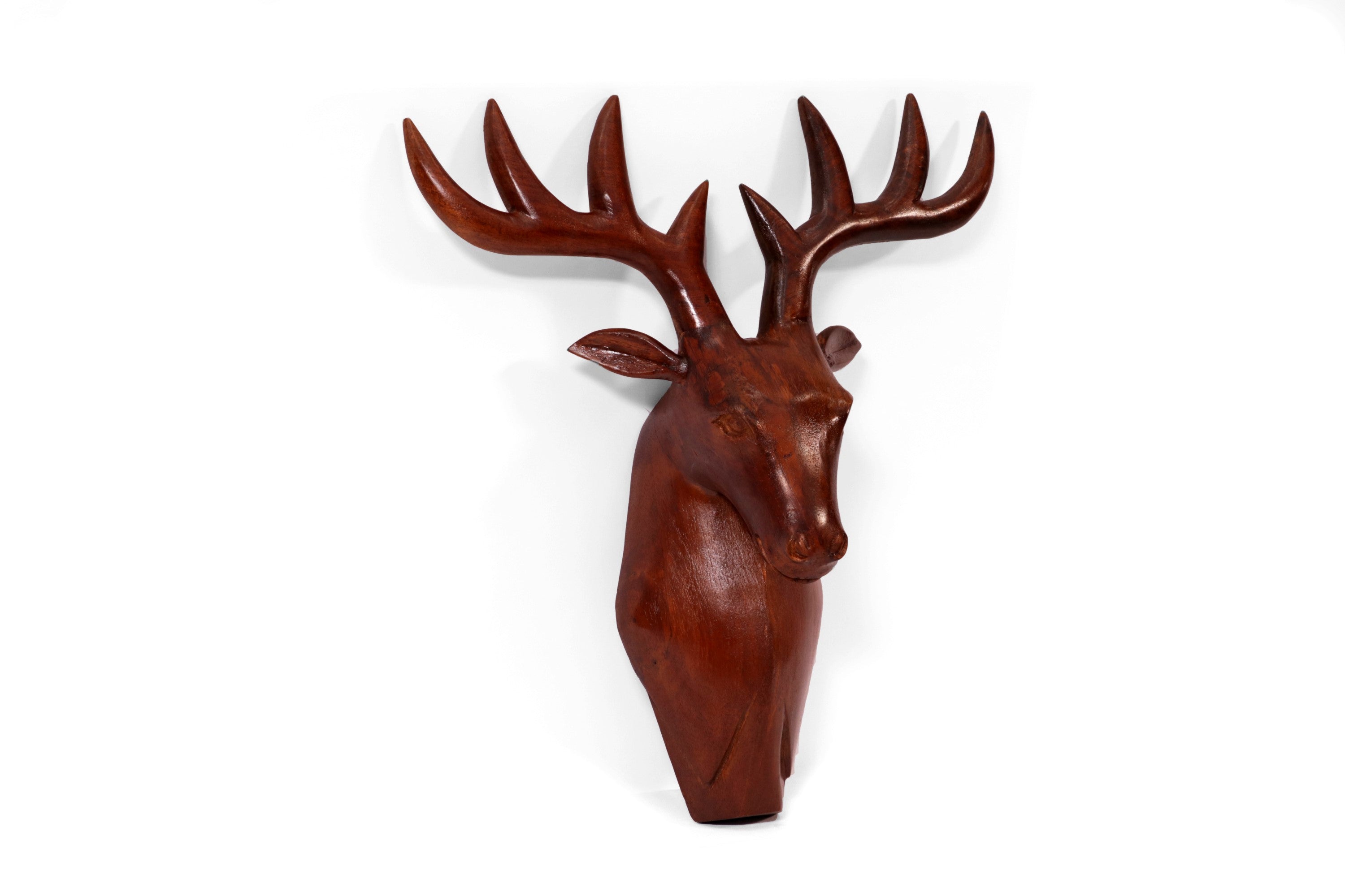 Solid Wood Deer Wall Decor Wall Decor