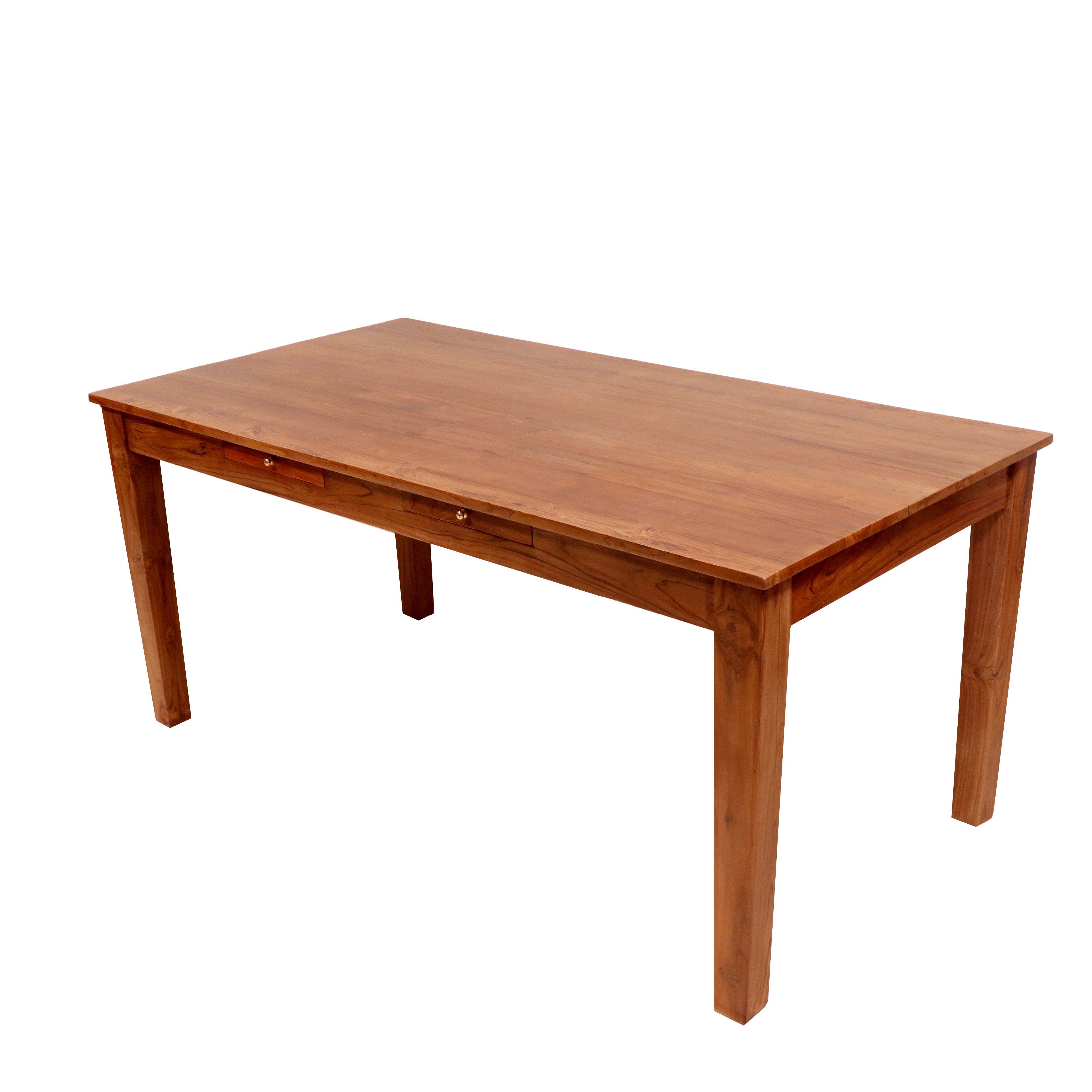 2 Drawer Teak wood 6 Seater dining table Dining Table