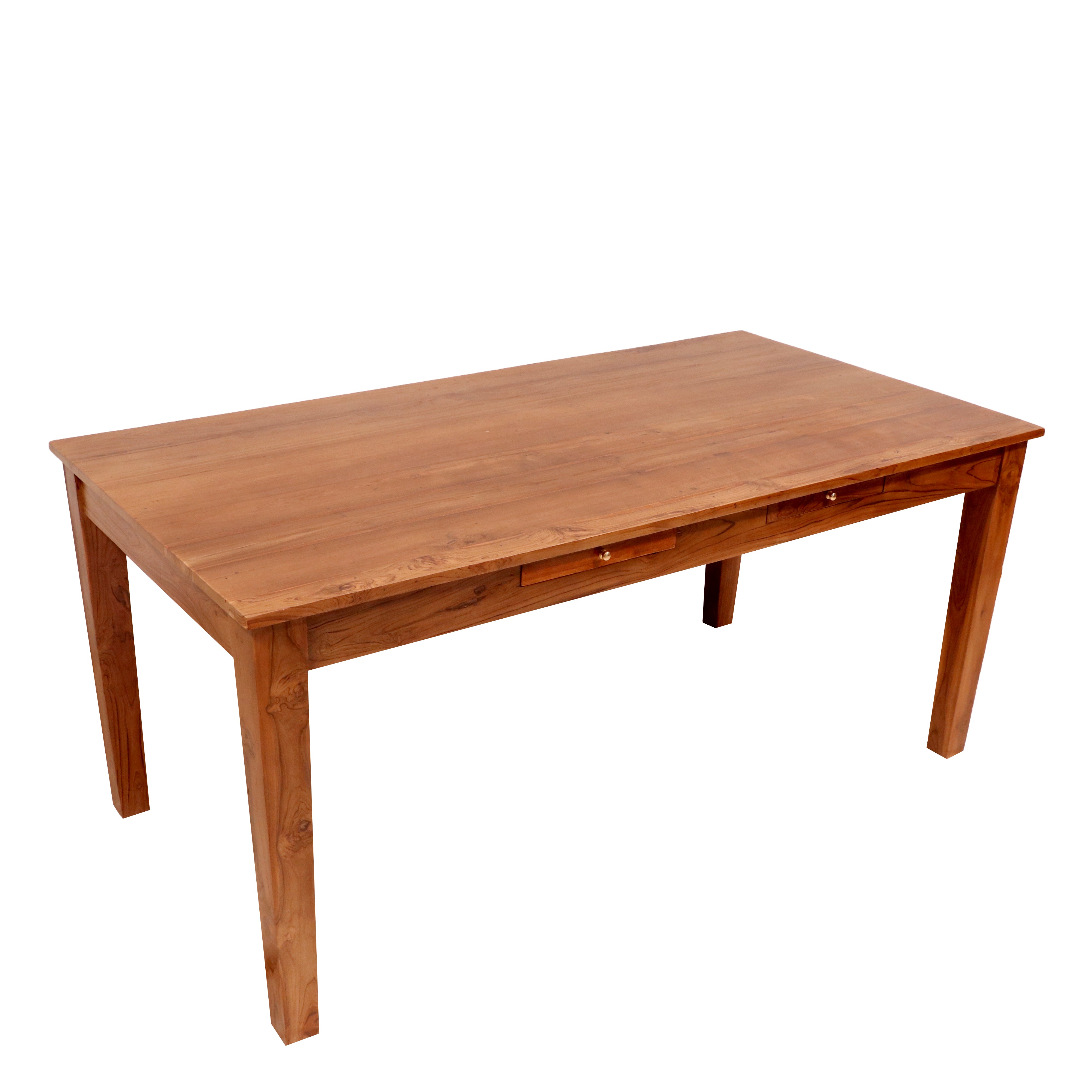 2 Drawer Teak wood 6 Seater dining table Dining Table