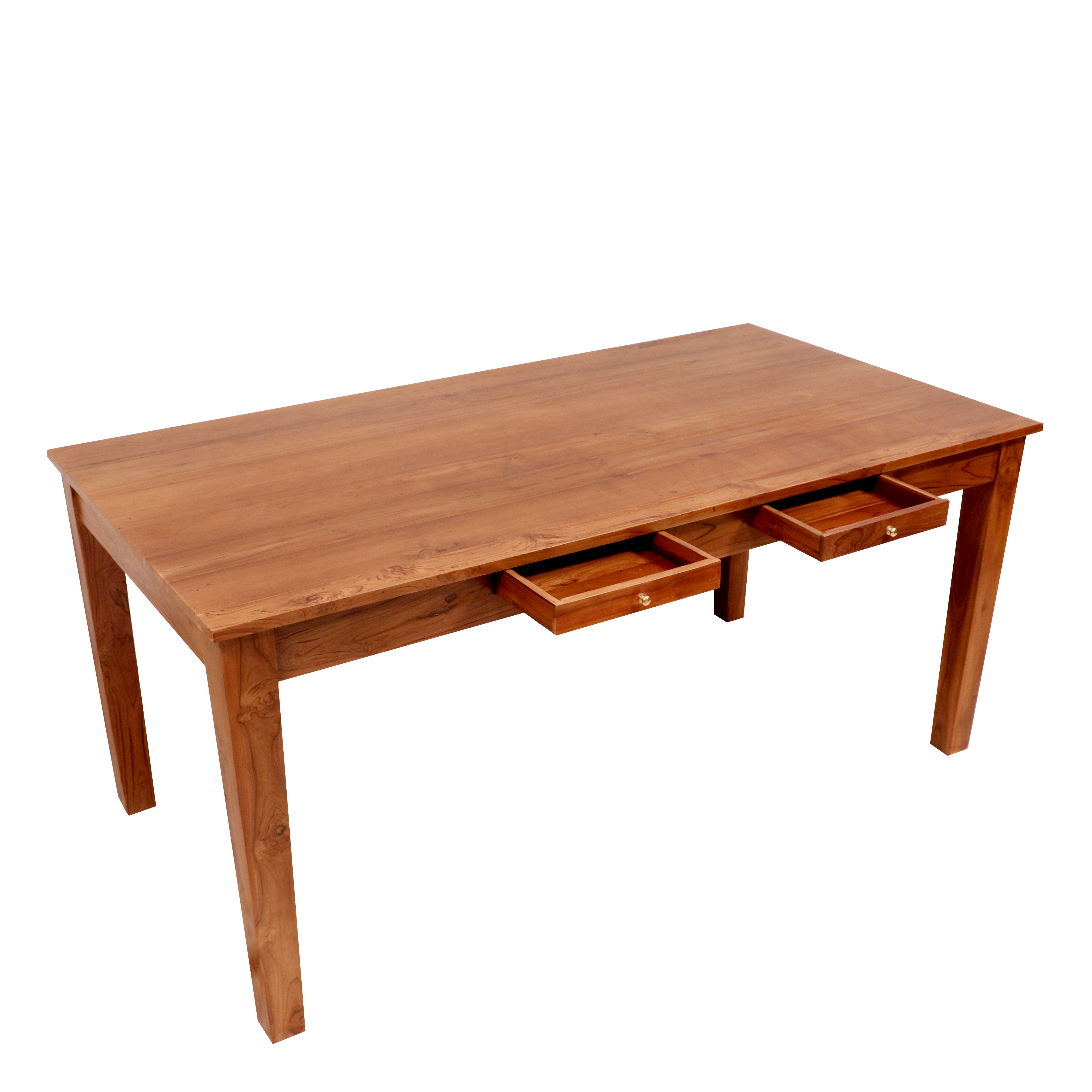 2 Drawer Teak wood 6 Seater dining table Dining Table
