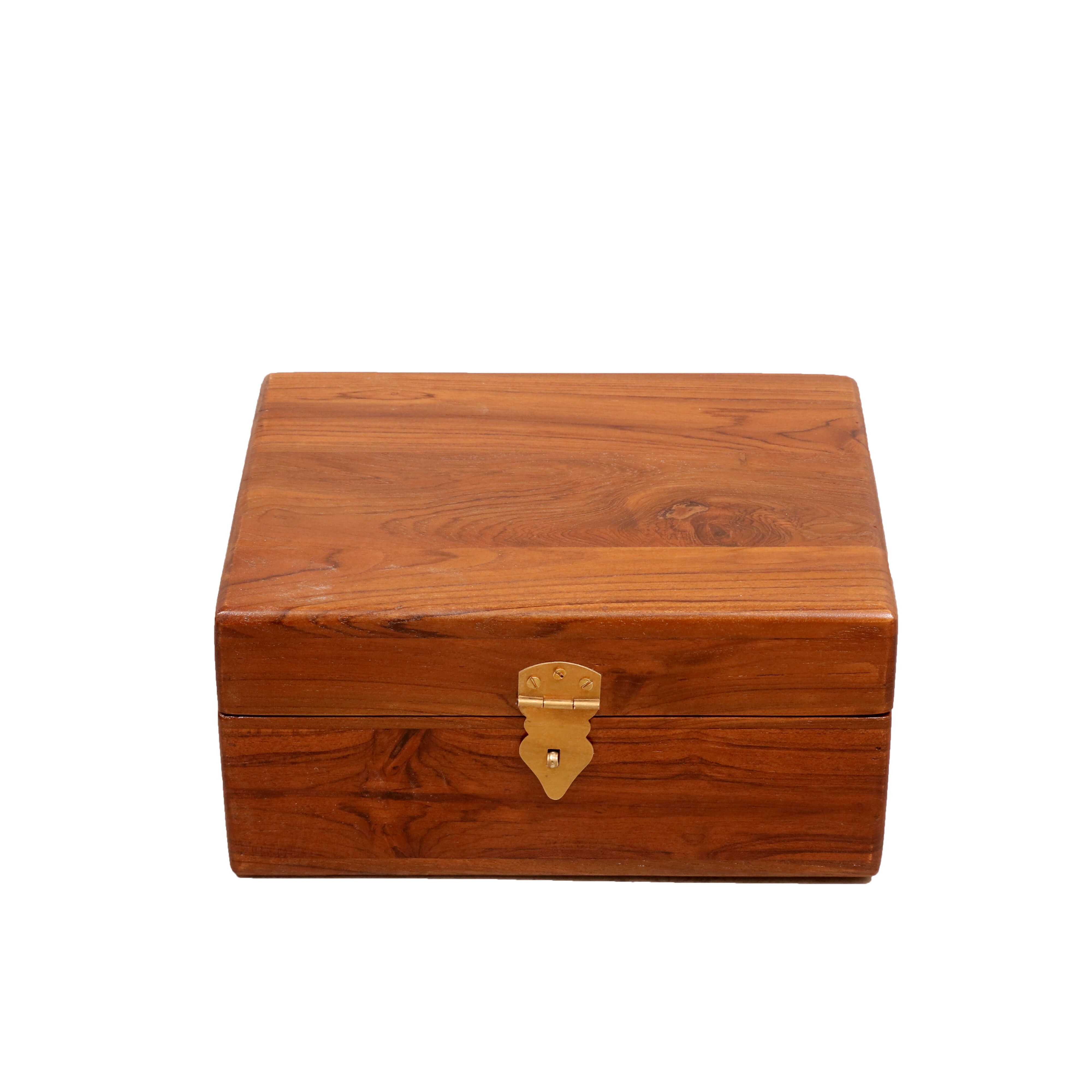 Two-compartment Jewellery Box Wooden Box