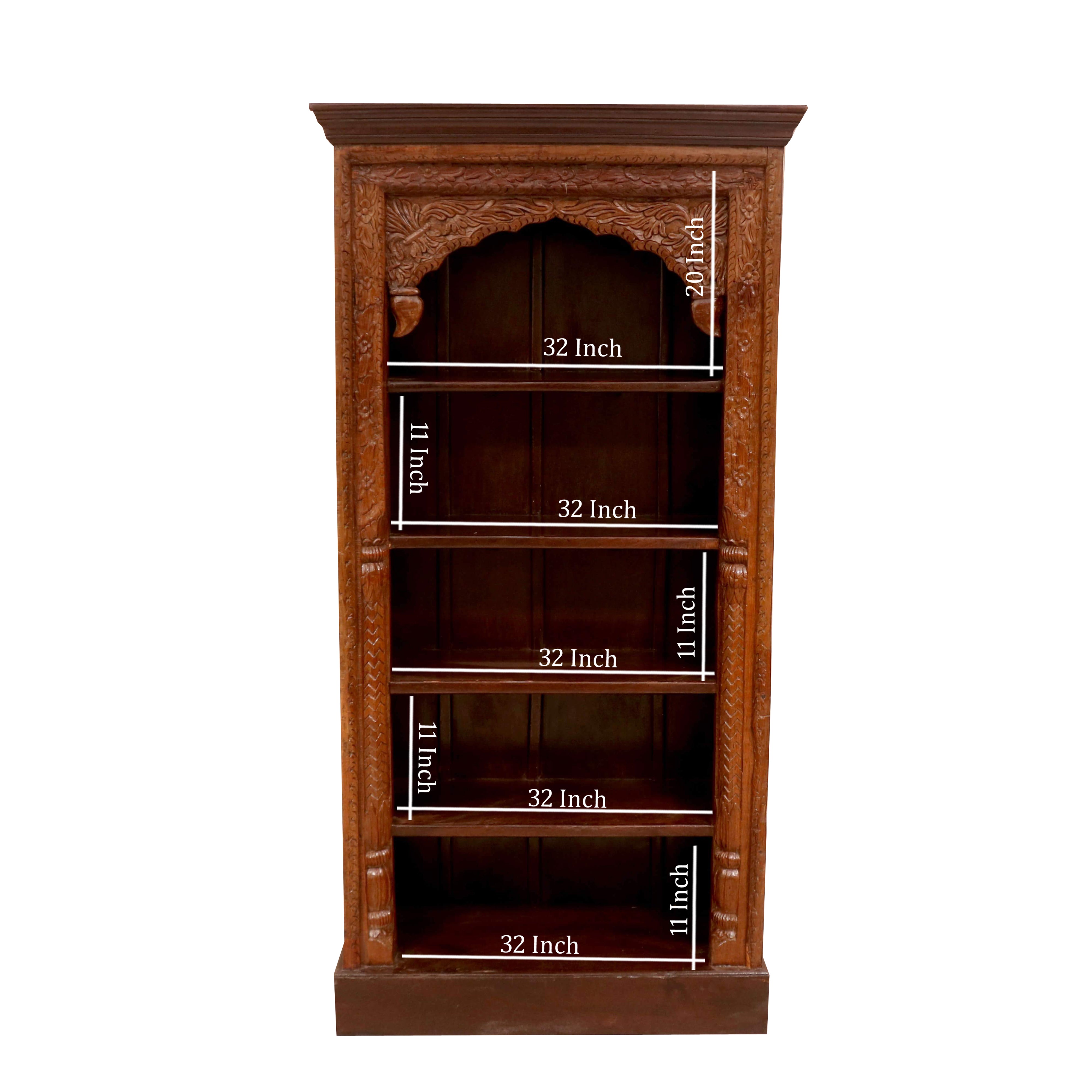 Wooden Long Book Shelf Book Rack