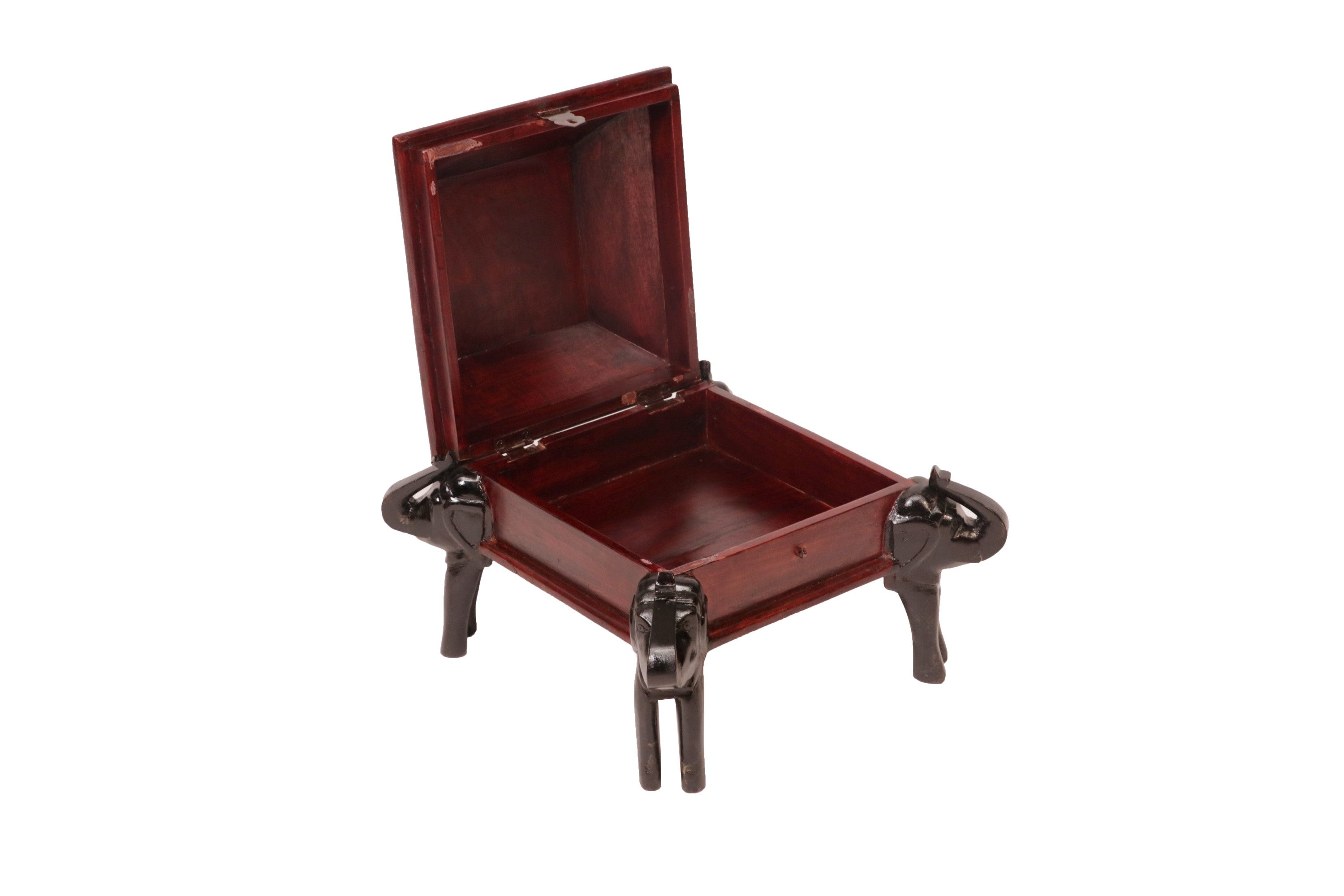 Antique Style Elephant Trunk Box Wooden Box