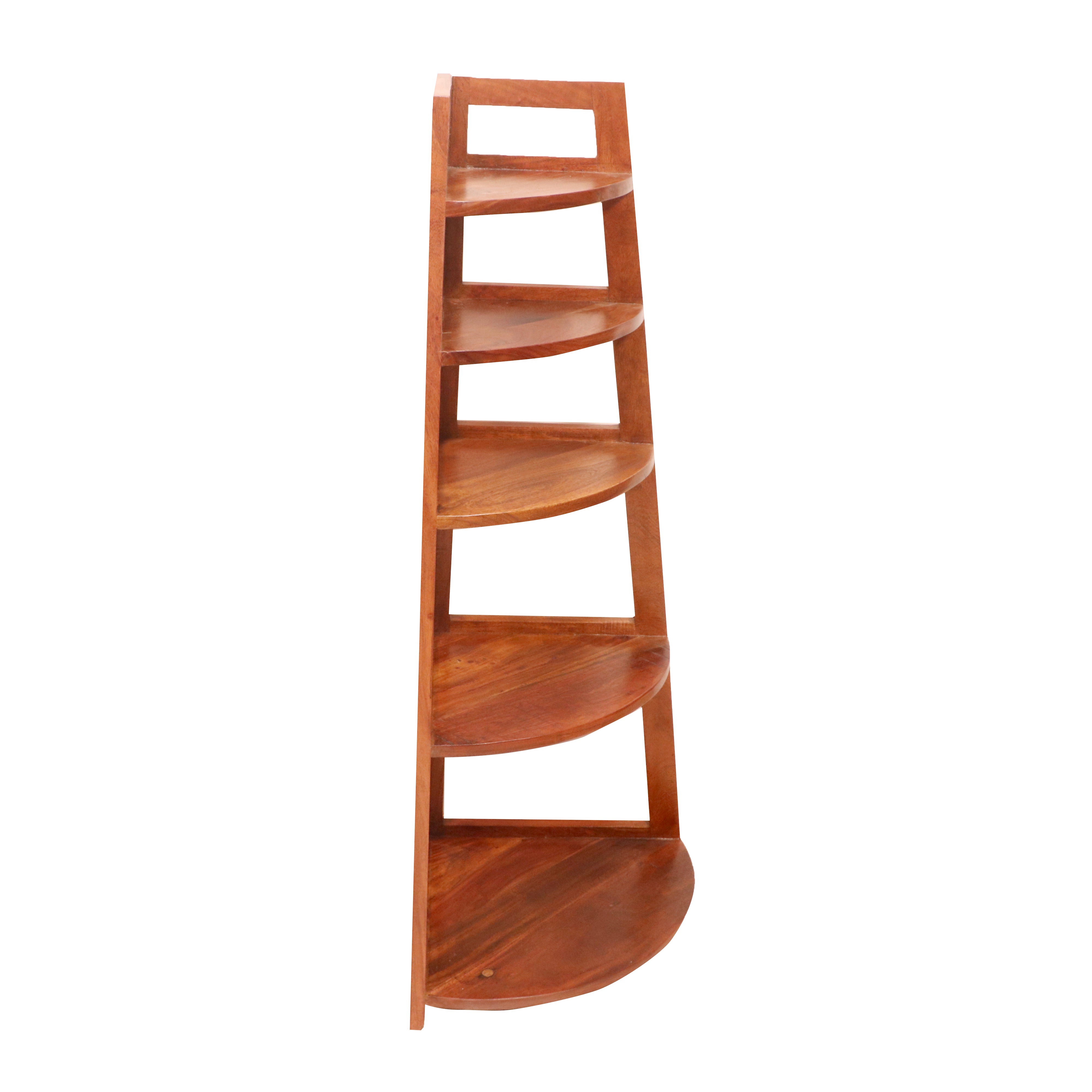 5 Shelf Wooden tower Rack Book Rack