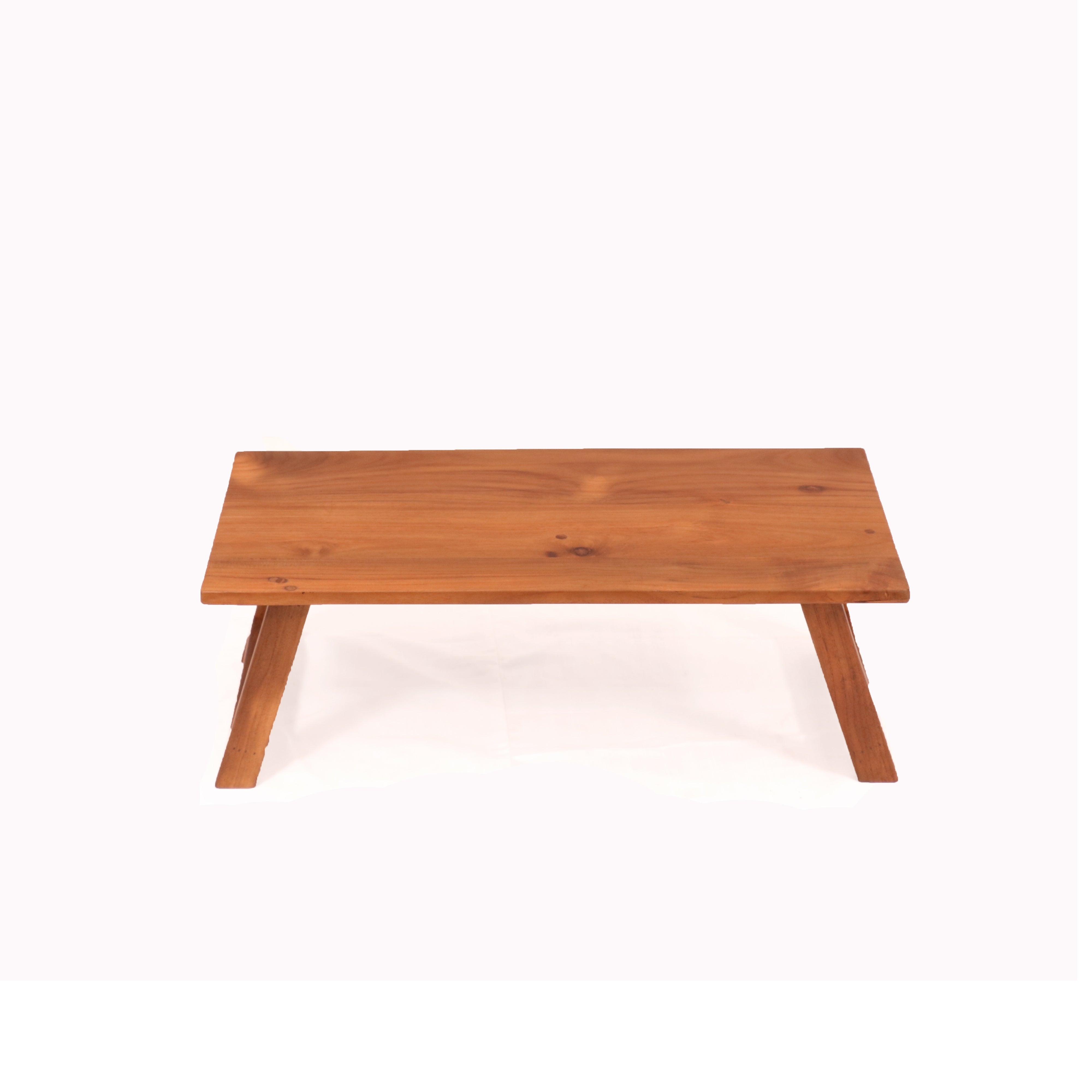 Sleek Teak Laptop Table Lapdesk