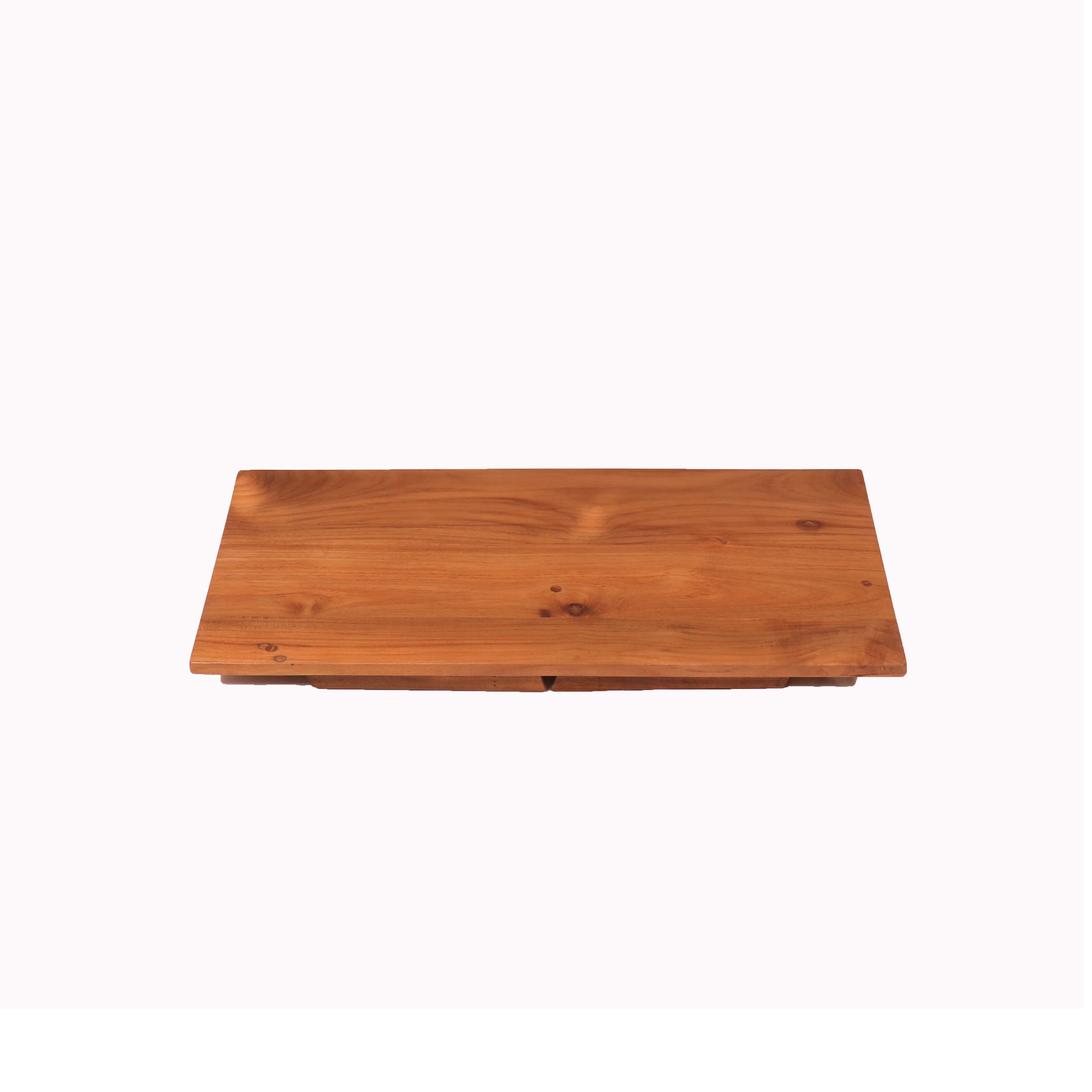 Sleek Teak Laptop Table Lapdesk