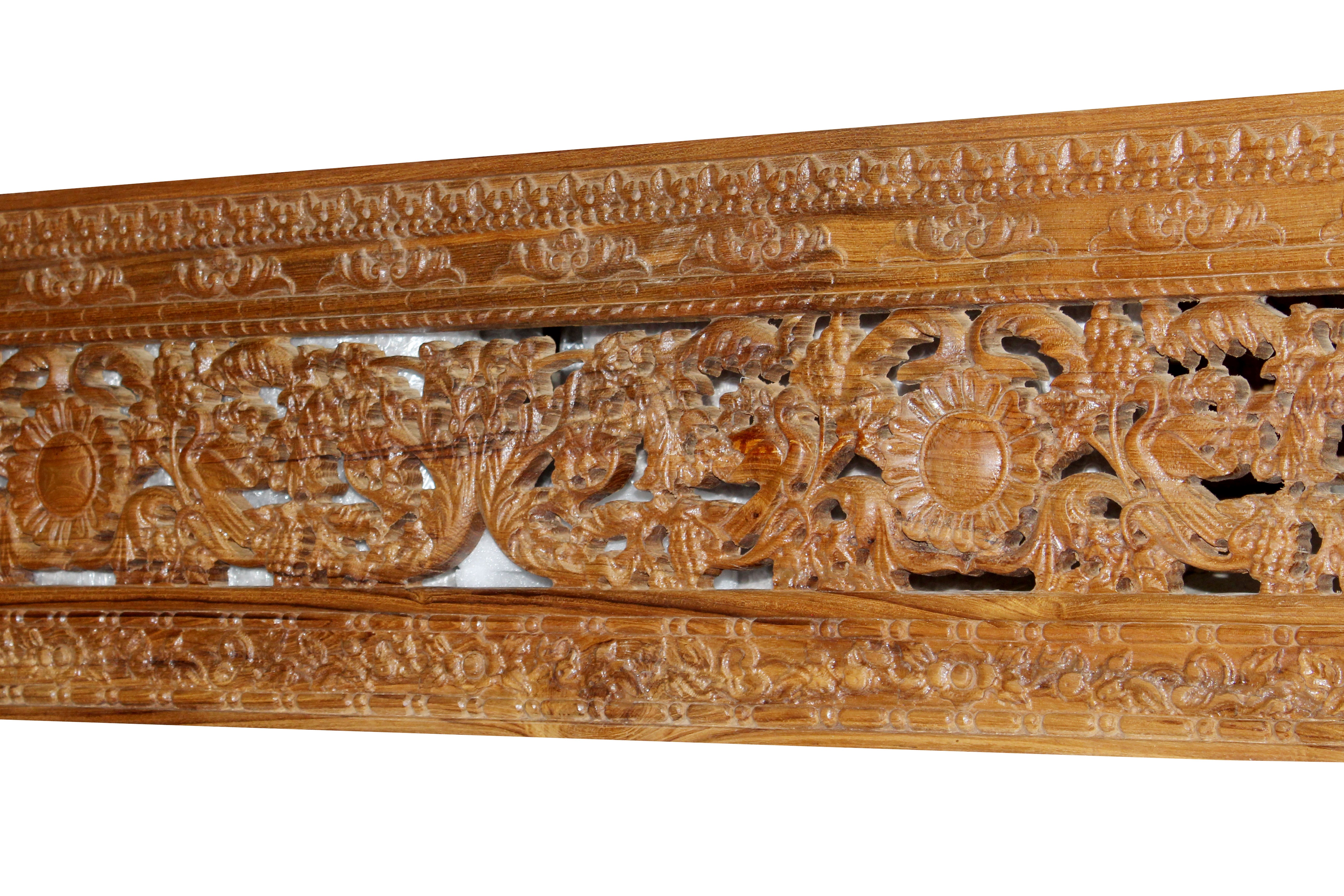 Teak Wood Panel for ceiling or boundary (5ft by 1 ft) Wall & Ceiling Tile