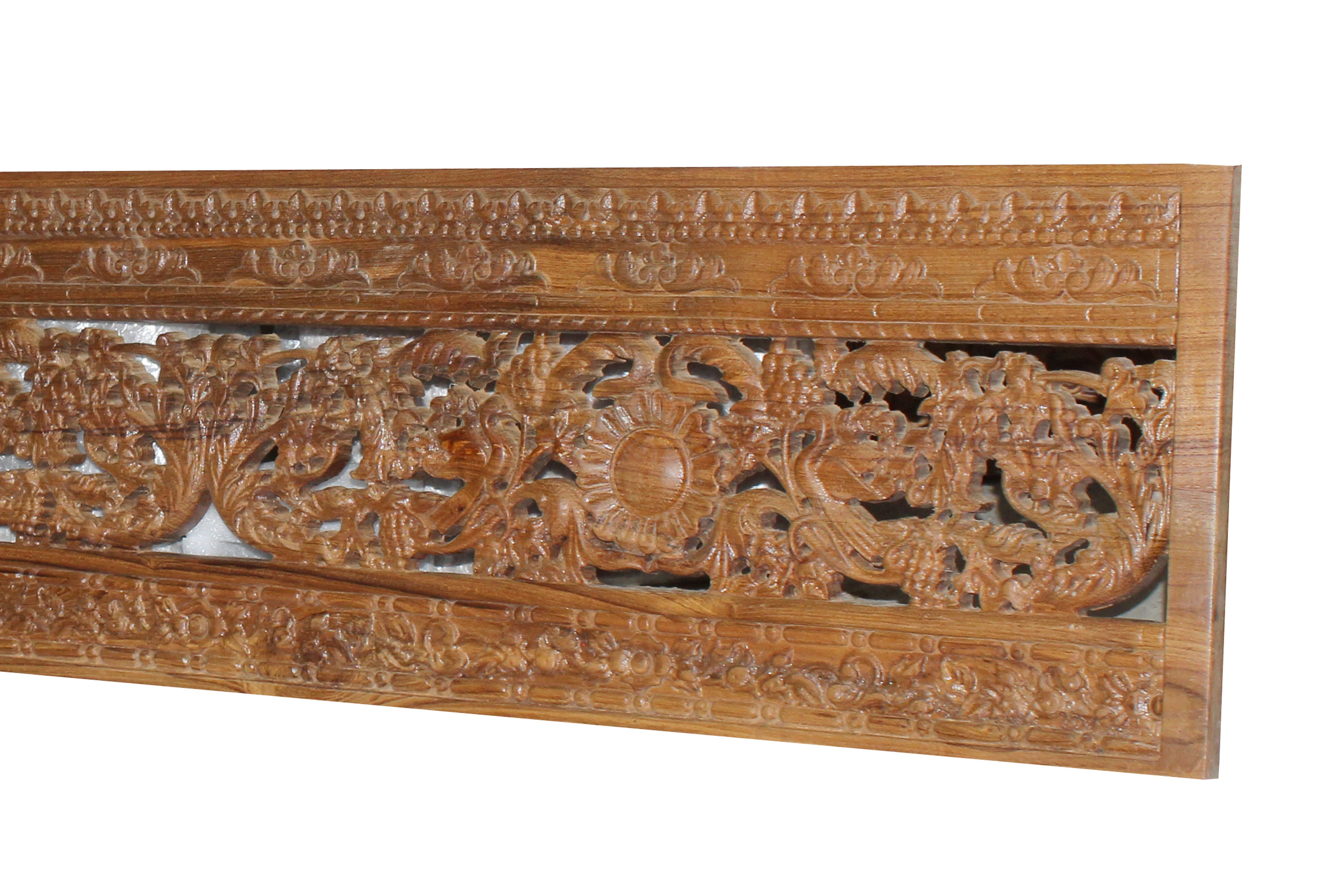 Teak Wood Panel for ceiling or boundary (5ft by 1 ft) Wall & Ceiling Tile