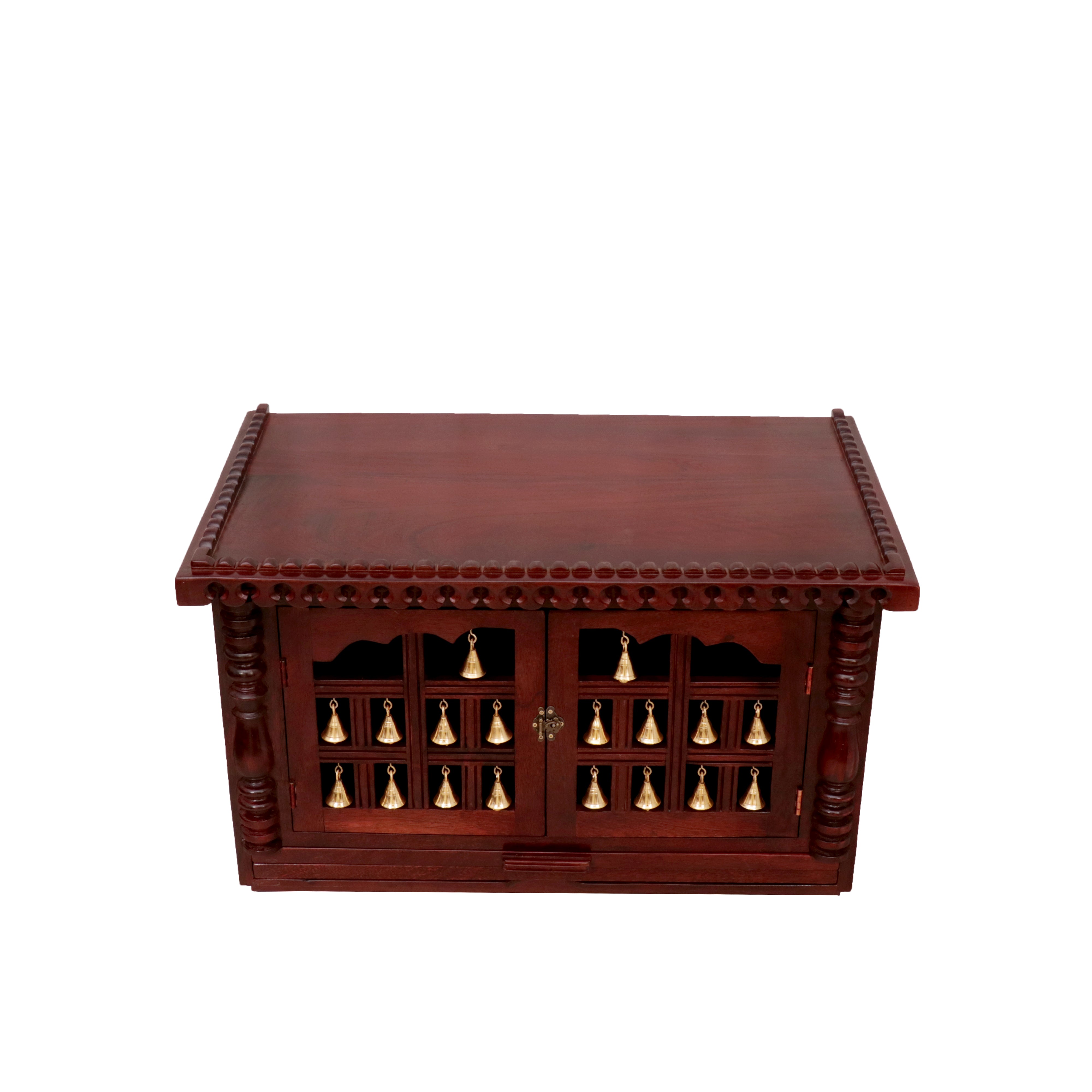 Bell Infused Wooden Temple Temple