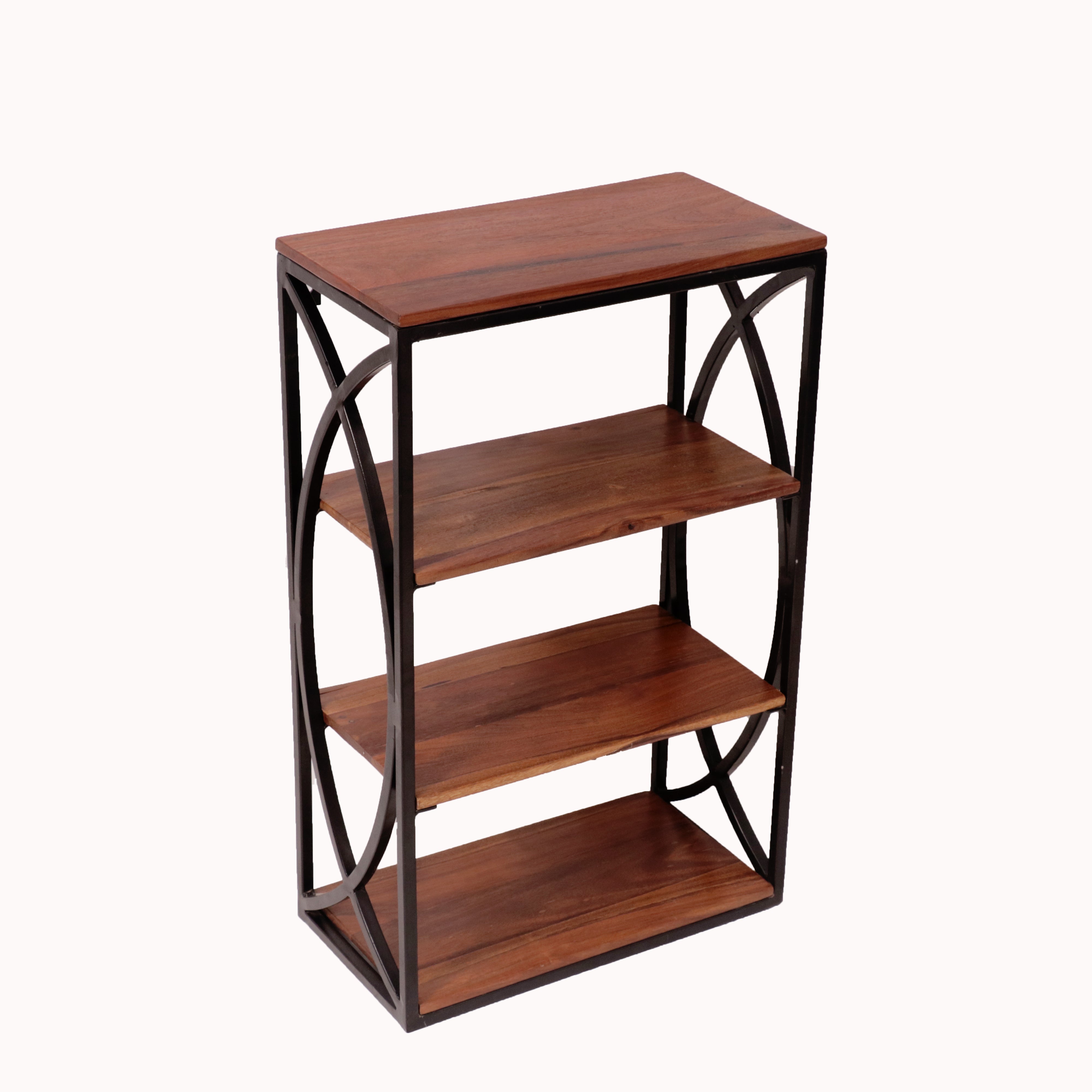 Fish Grill Wooden Shelf Wall Rack