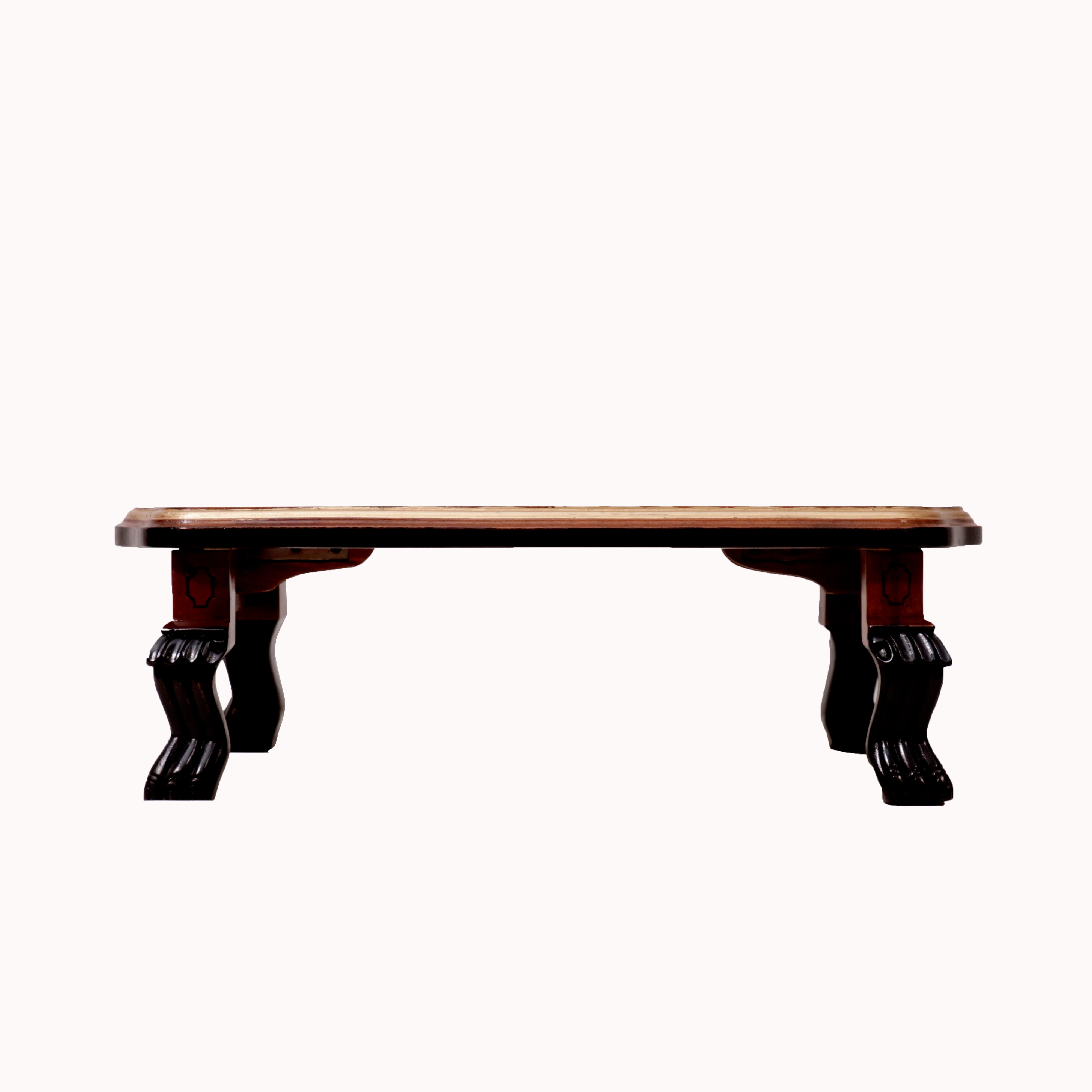 Classic Polygon Shaped Teak Wood Bajot Bajot