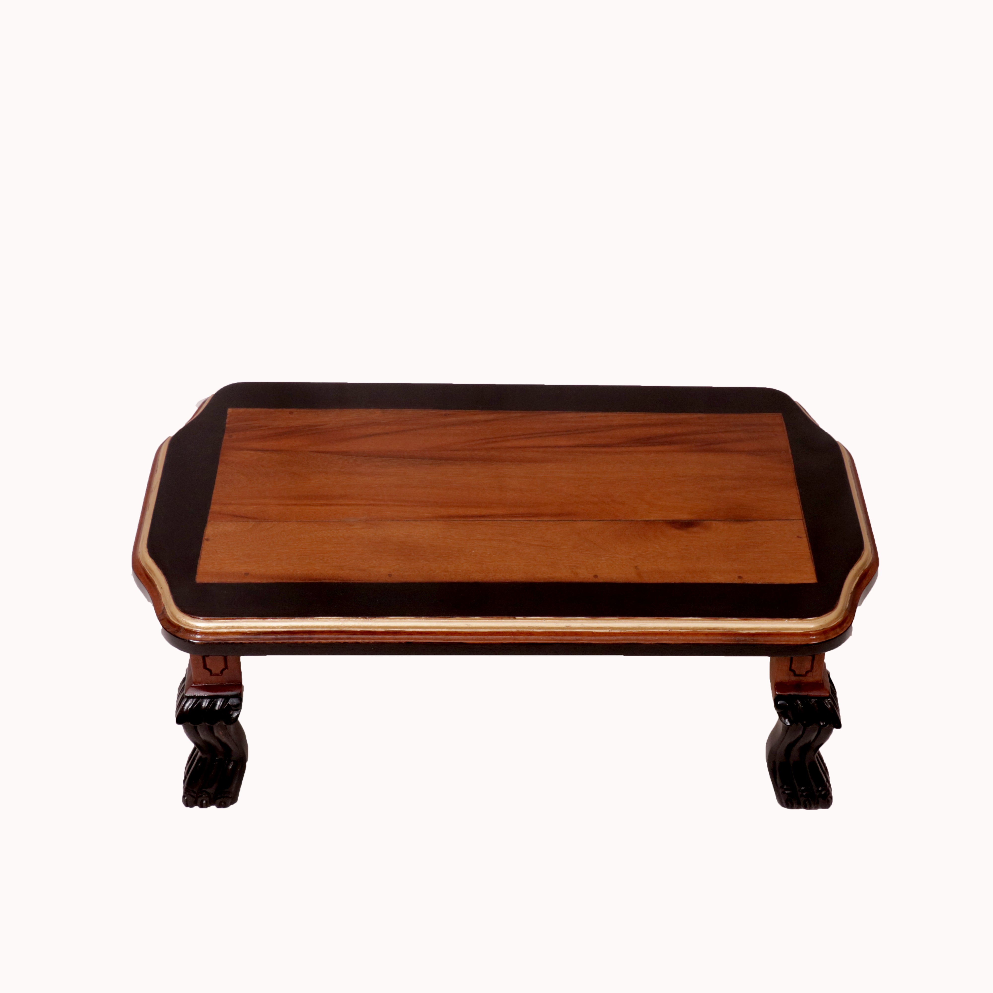 Classic Polygon Shaped Teak Wood Bajot Bajot