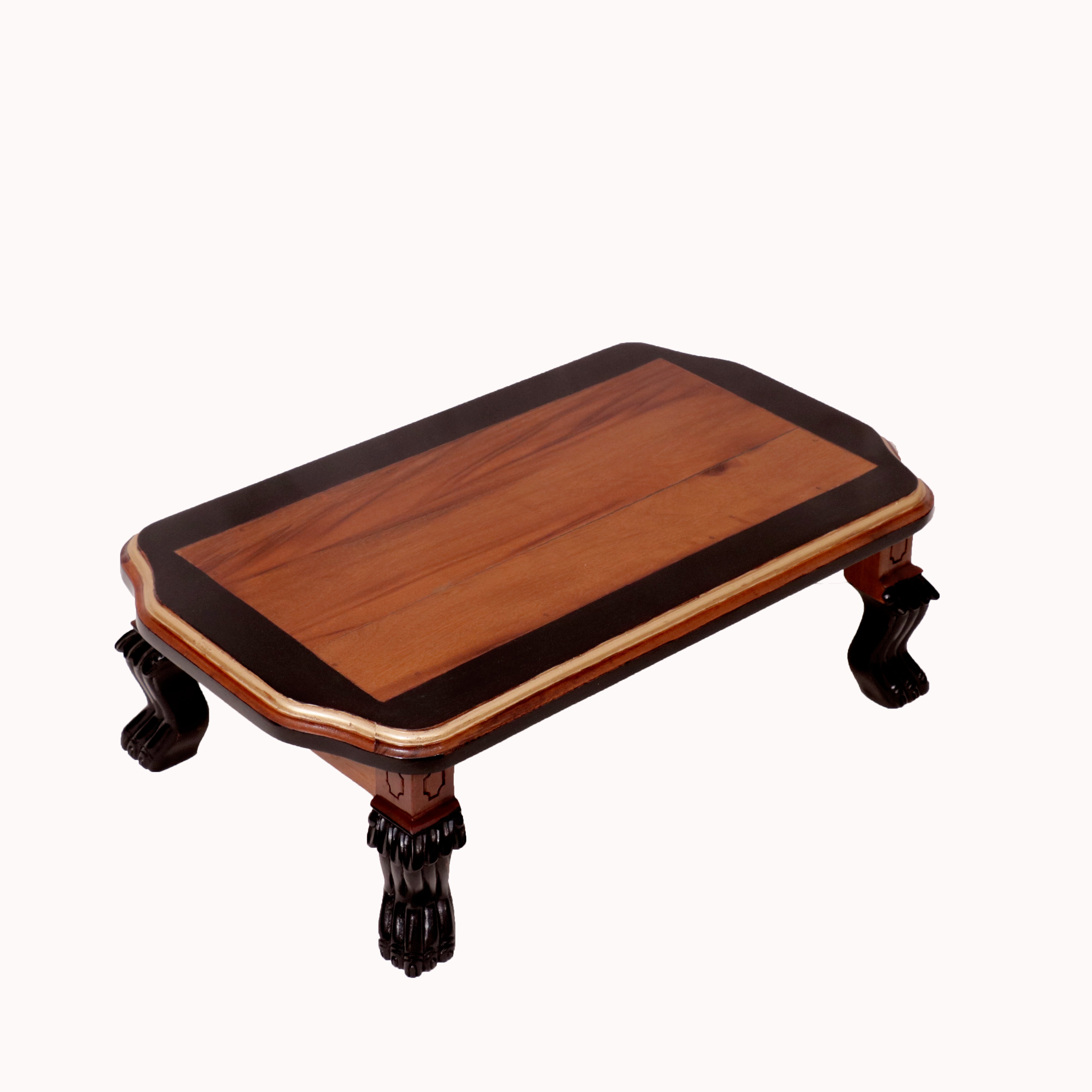 Classic Polygon Shaped Teak Wood Bajot Bajot