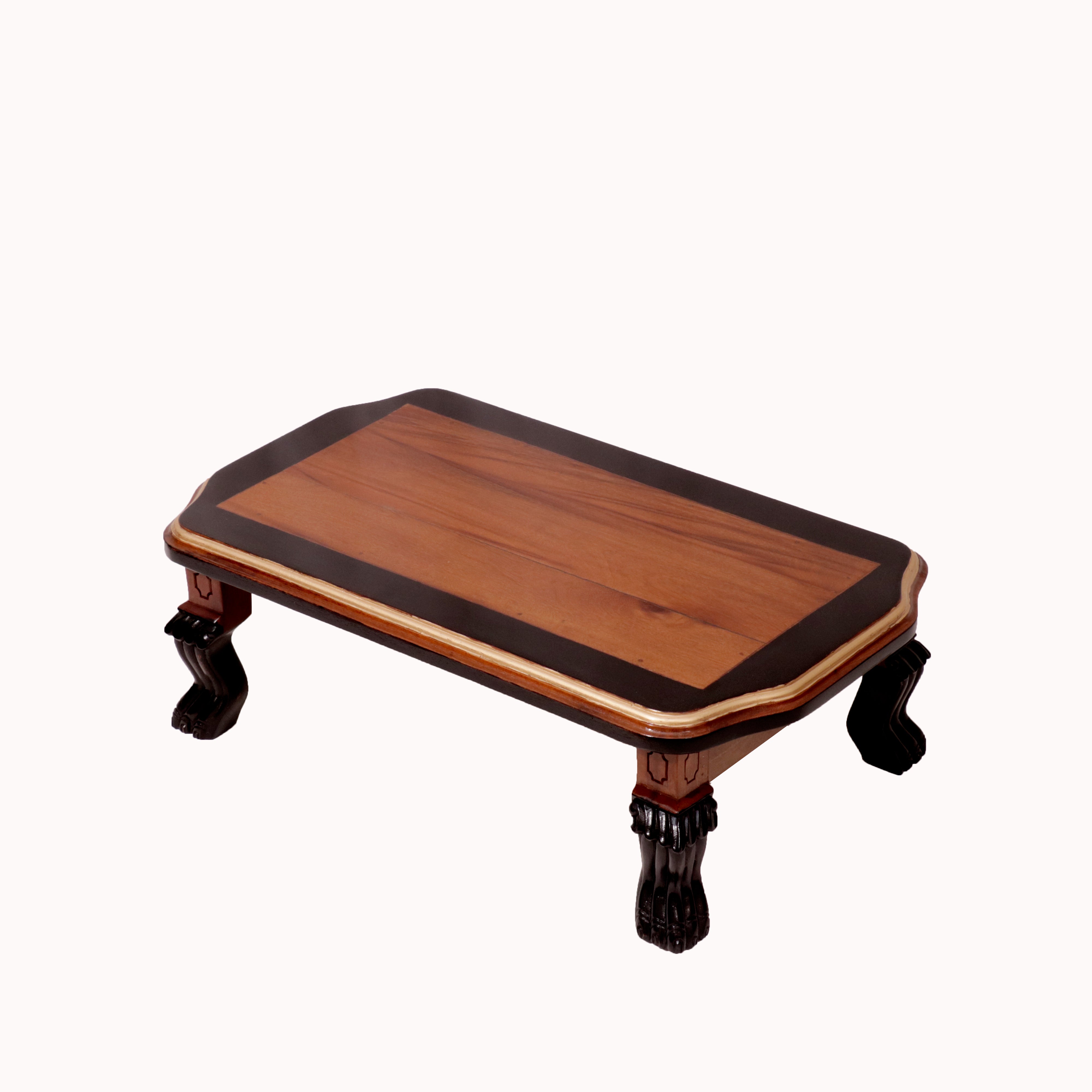 Classic Polygon Shaped Teak Wood Bajot Bajot