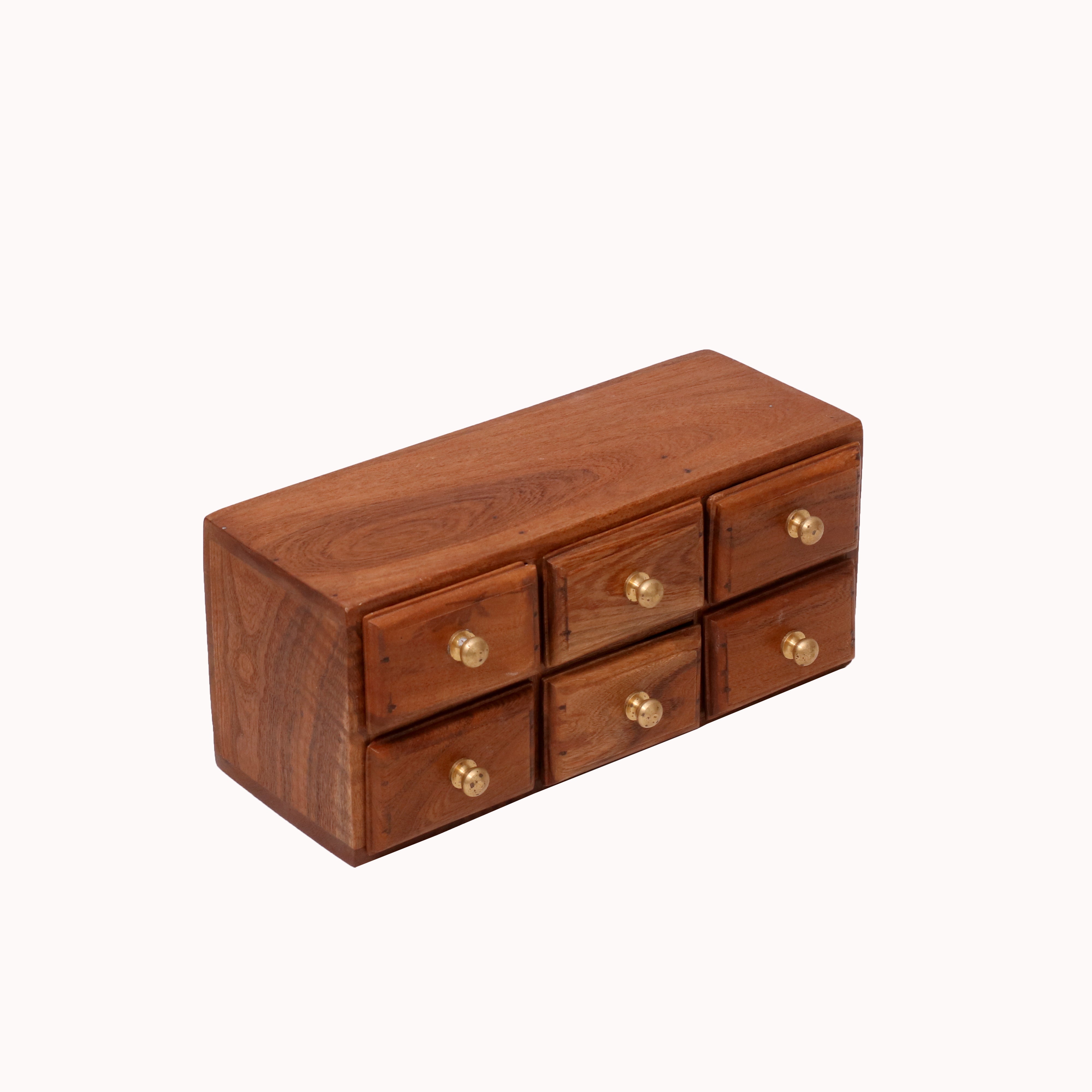 Charming Six Drawer Piece Desk Organizer
