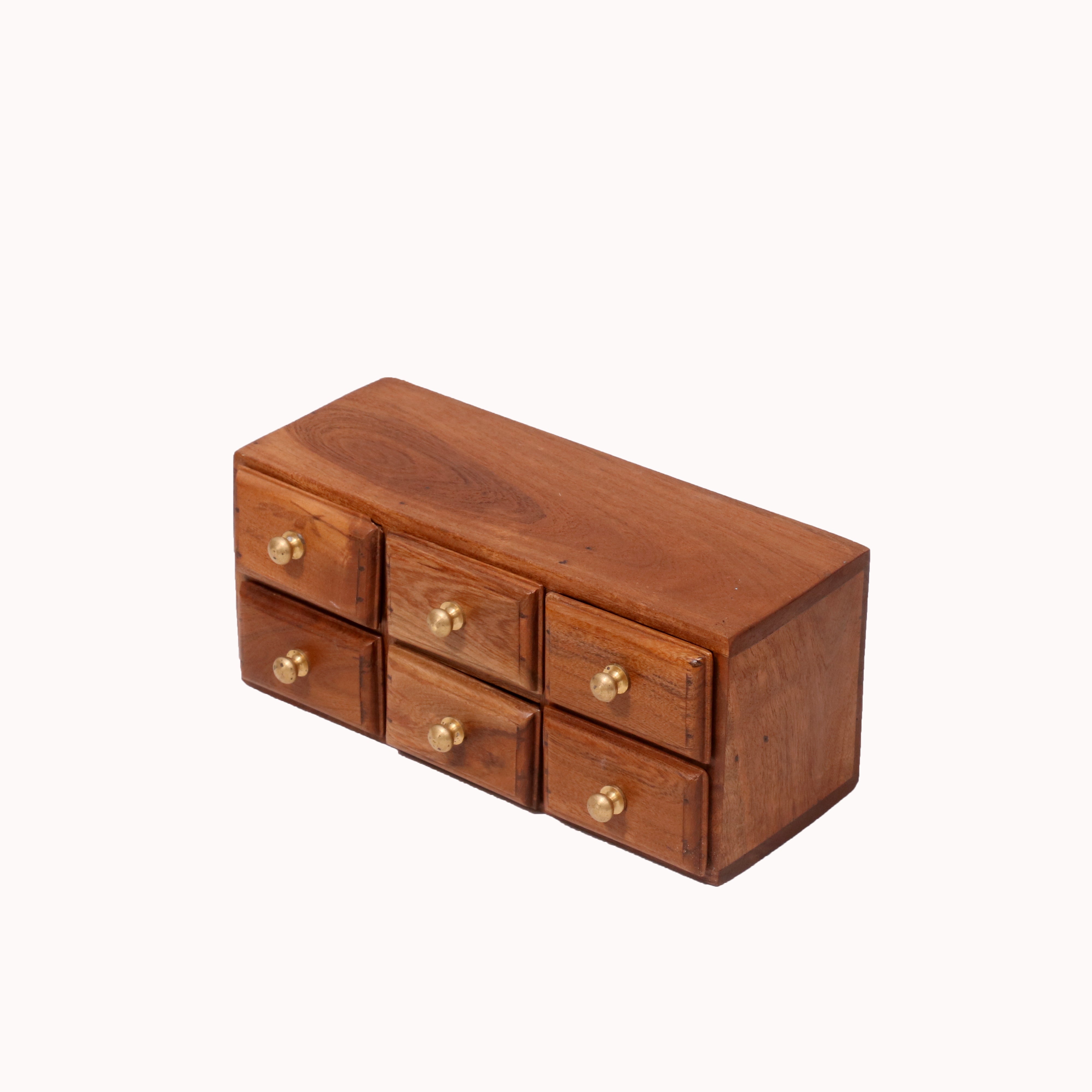 Charming Six Drawer Piece Desk Organizer