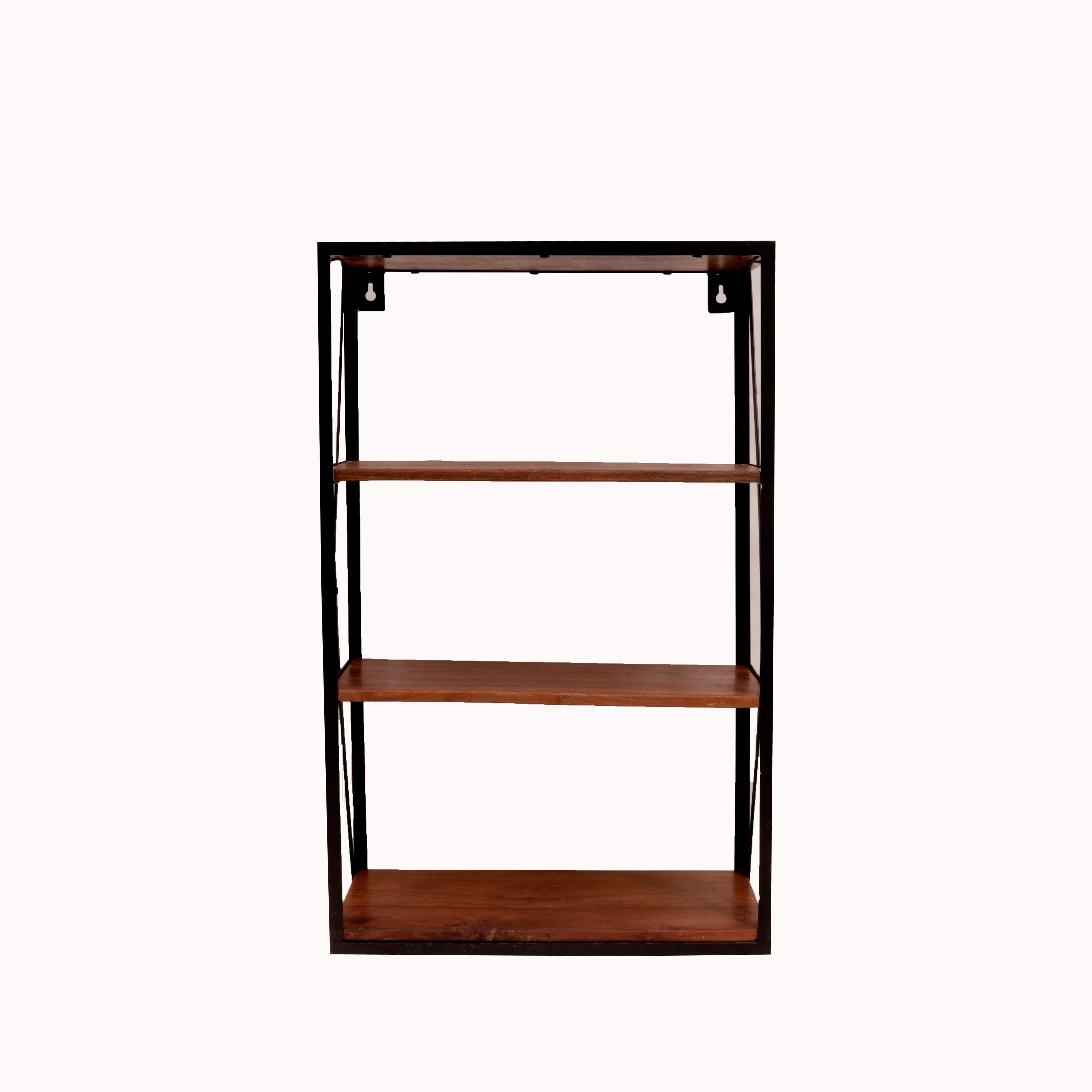 Sturdy Criss Cross Shelf Wall Rack