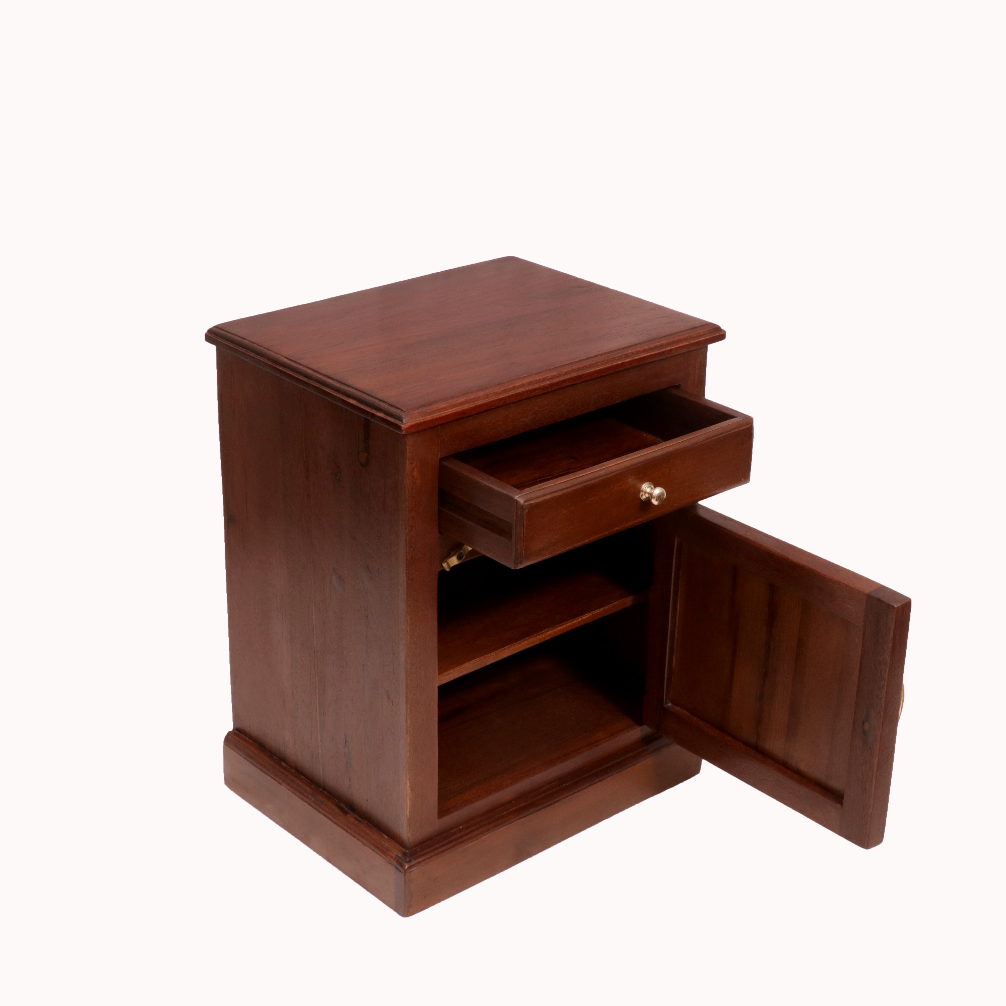 Sturdy Wooden Night Stand Bedside