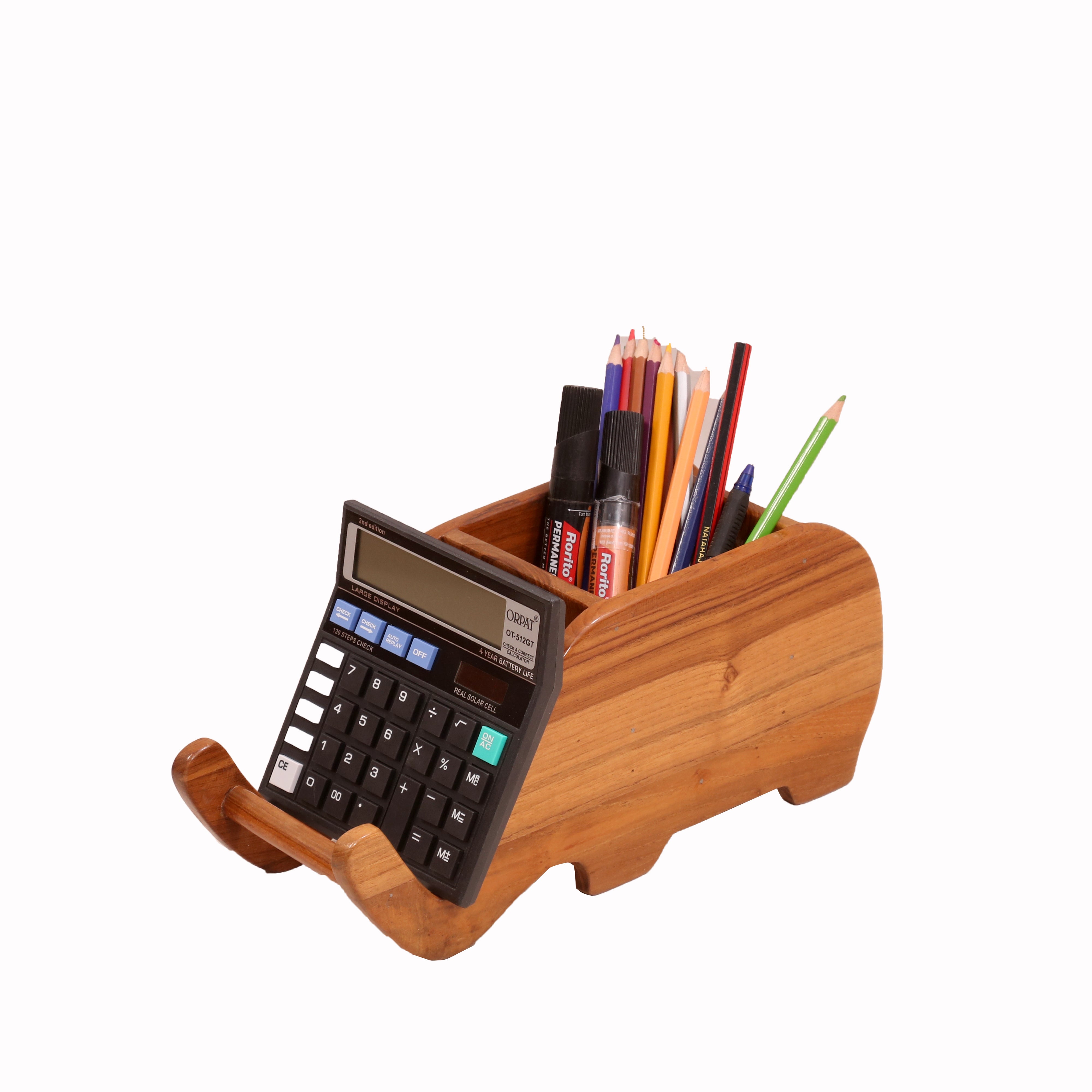 Simple Elephant Organizer Desk Organizer