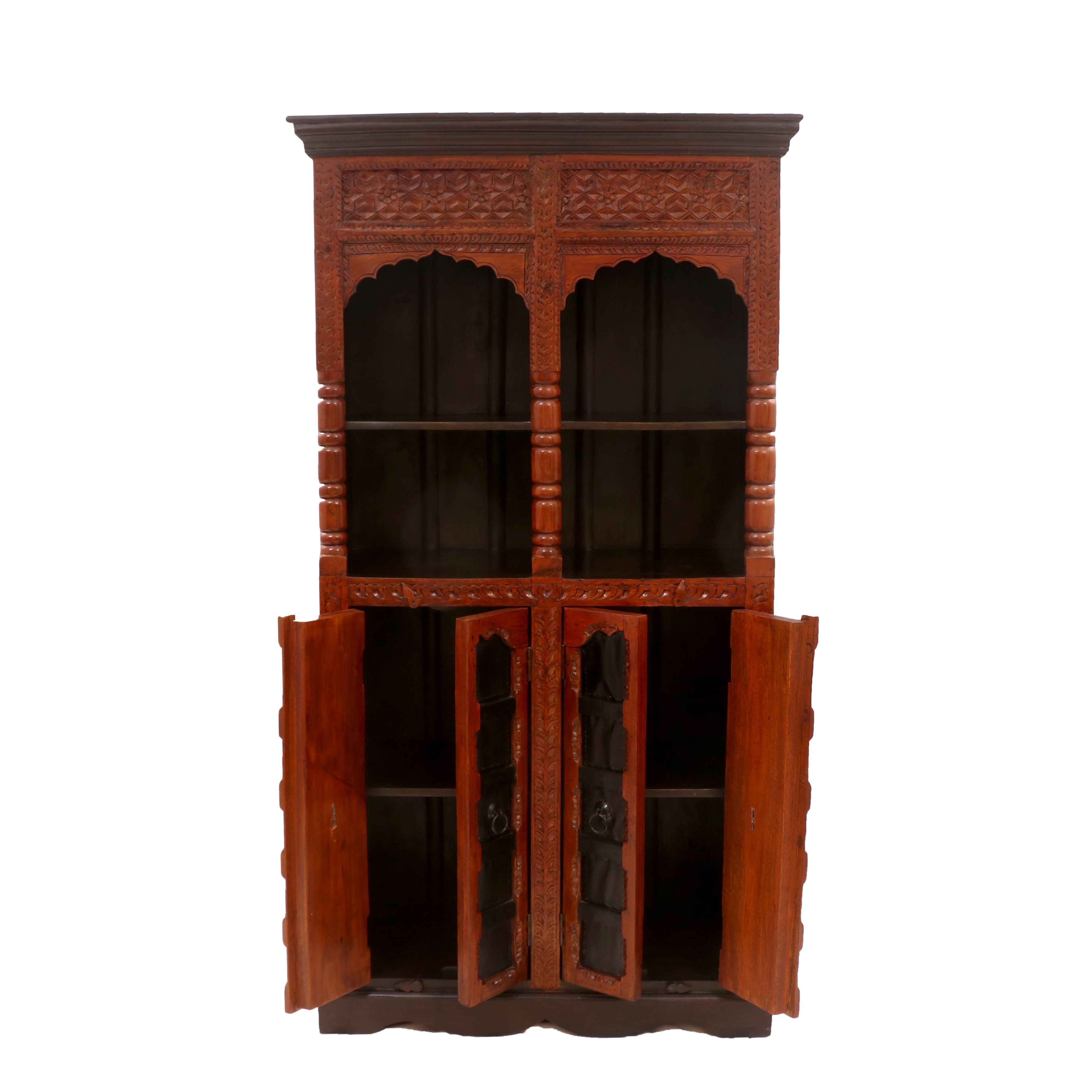 Exotic Carved Door Cabinet Cupboard