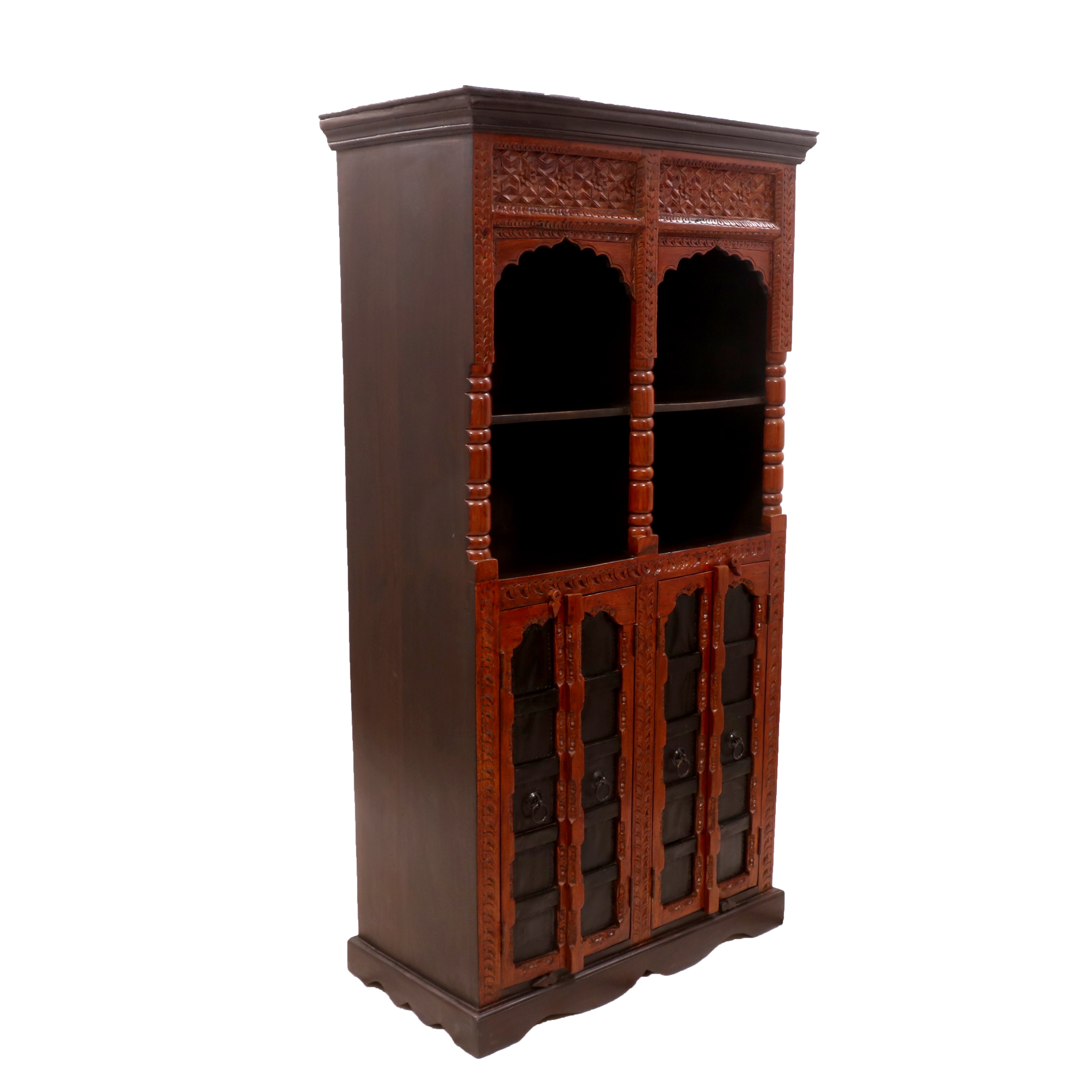 Exotic Carved Door Cabinet Cupboard