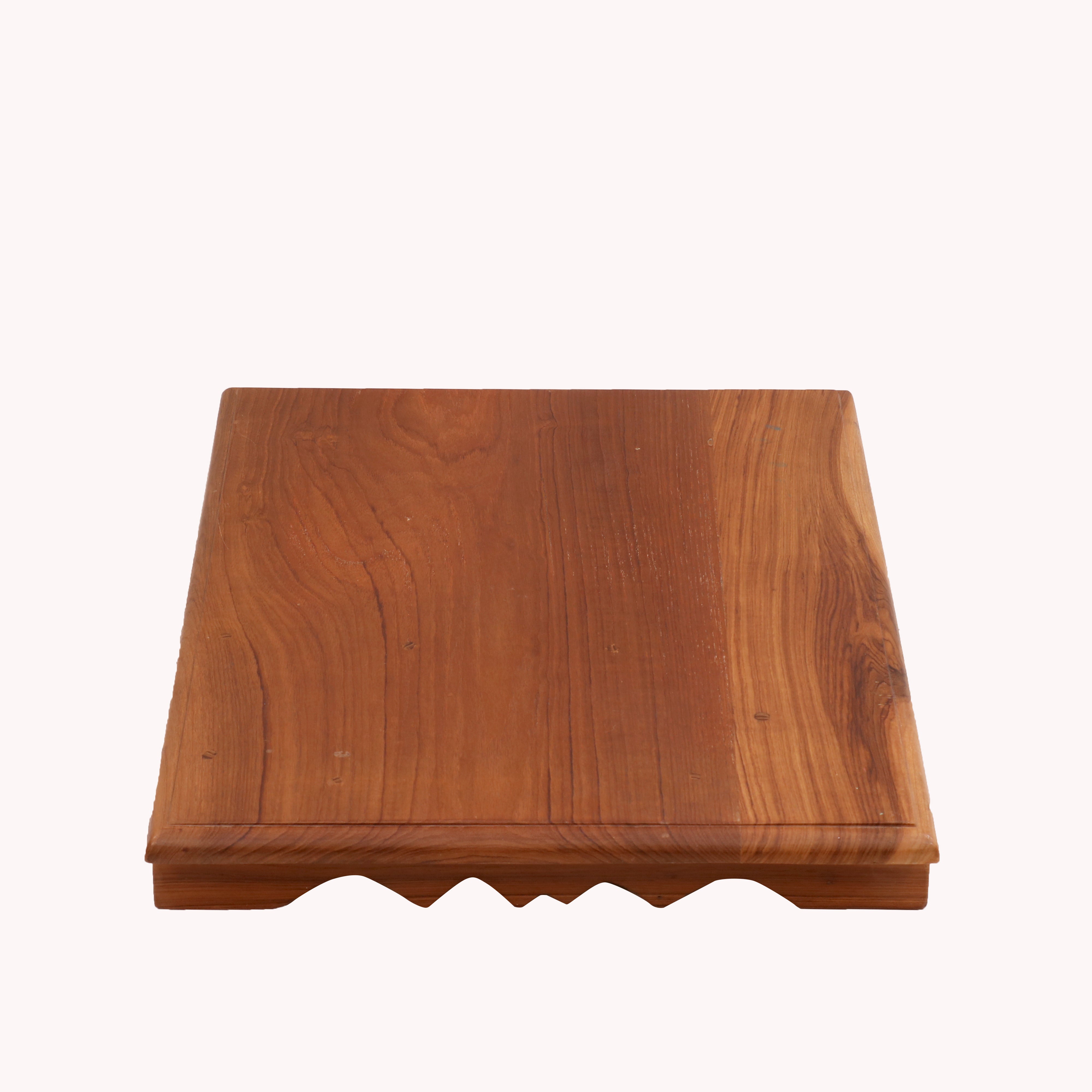 Stylish Low Wooden Bajot Bajot
