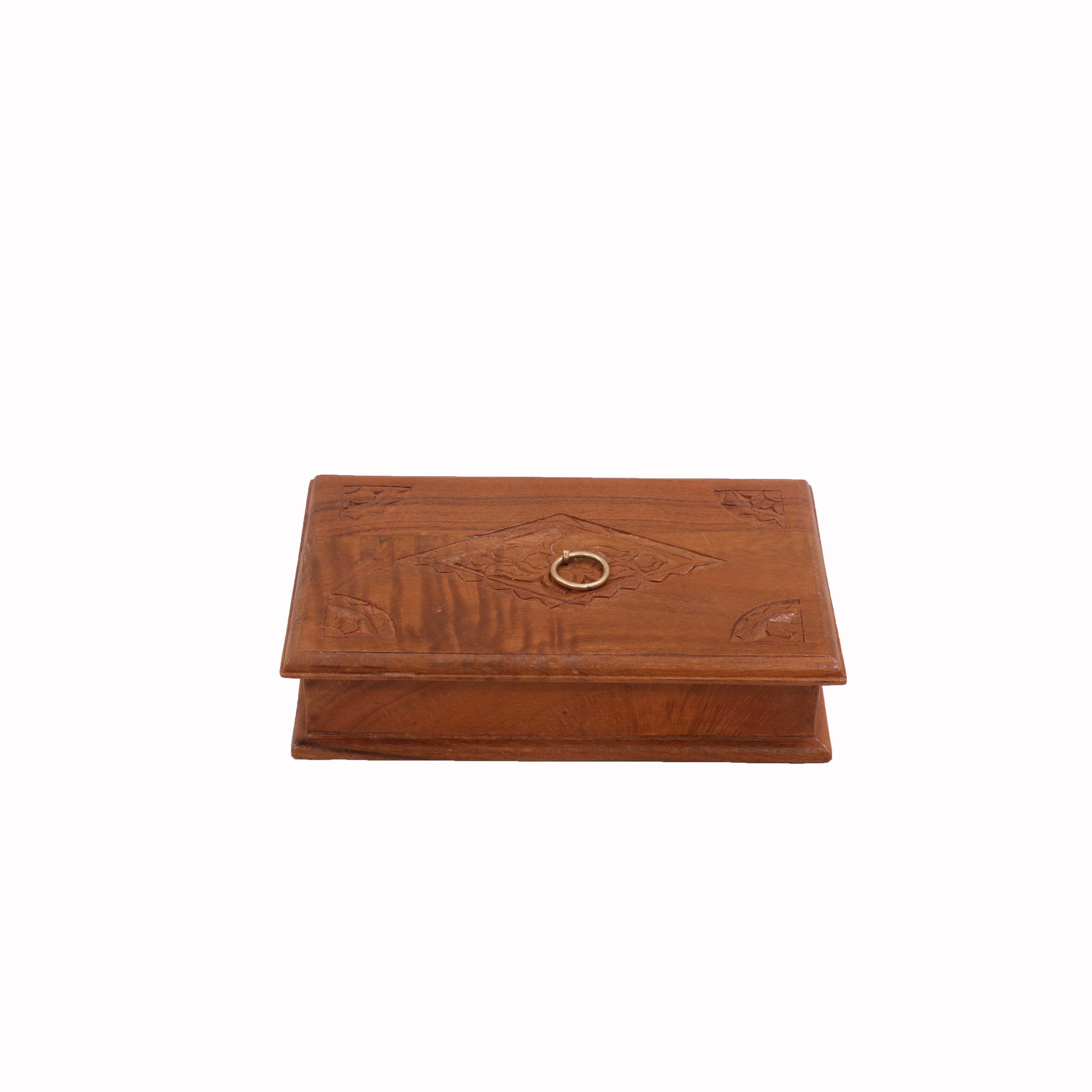 Diamond Engraved Wooden Box Wooden Box