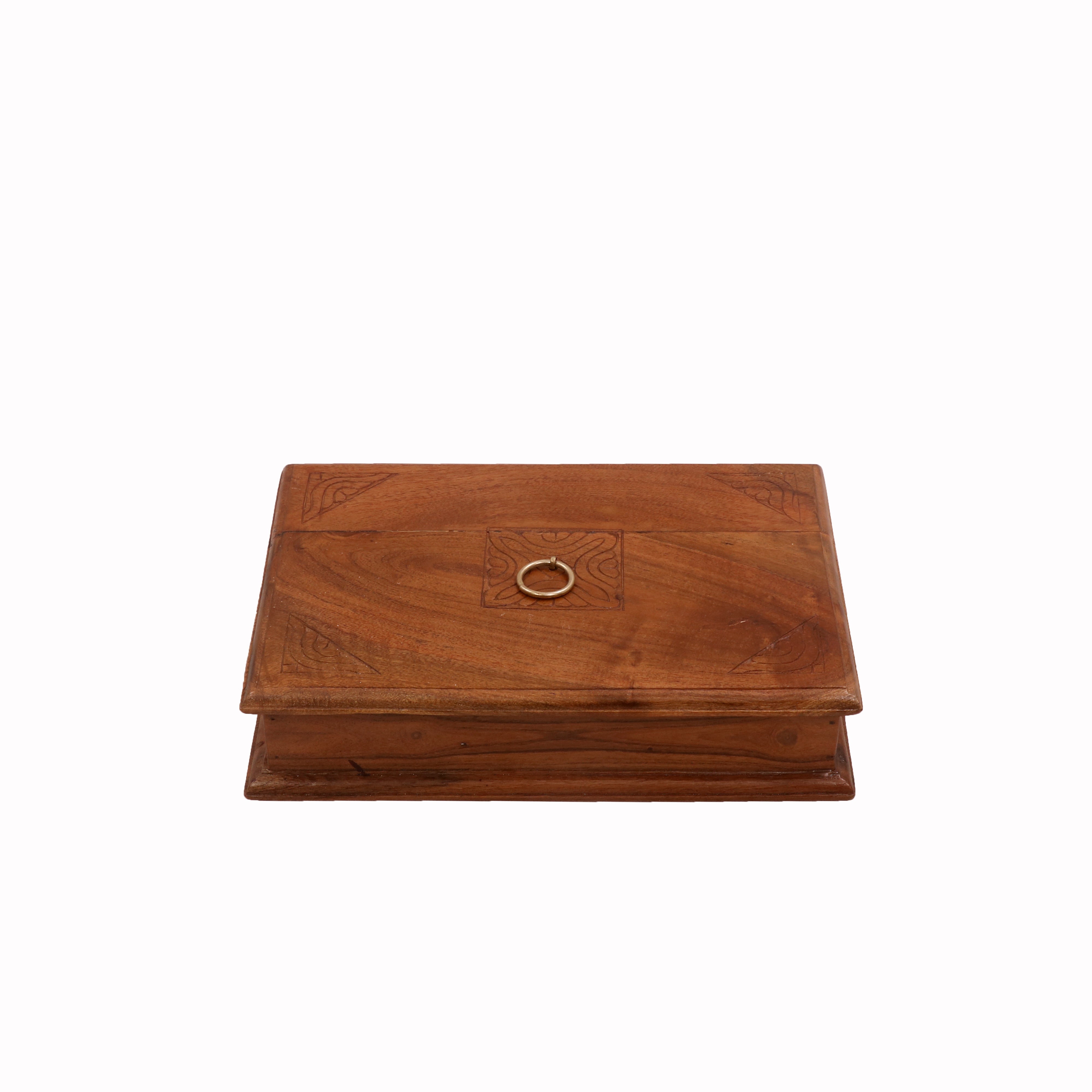 Swirled Pattern Wooden Box Wooden Box