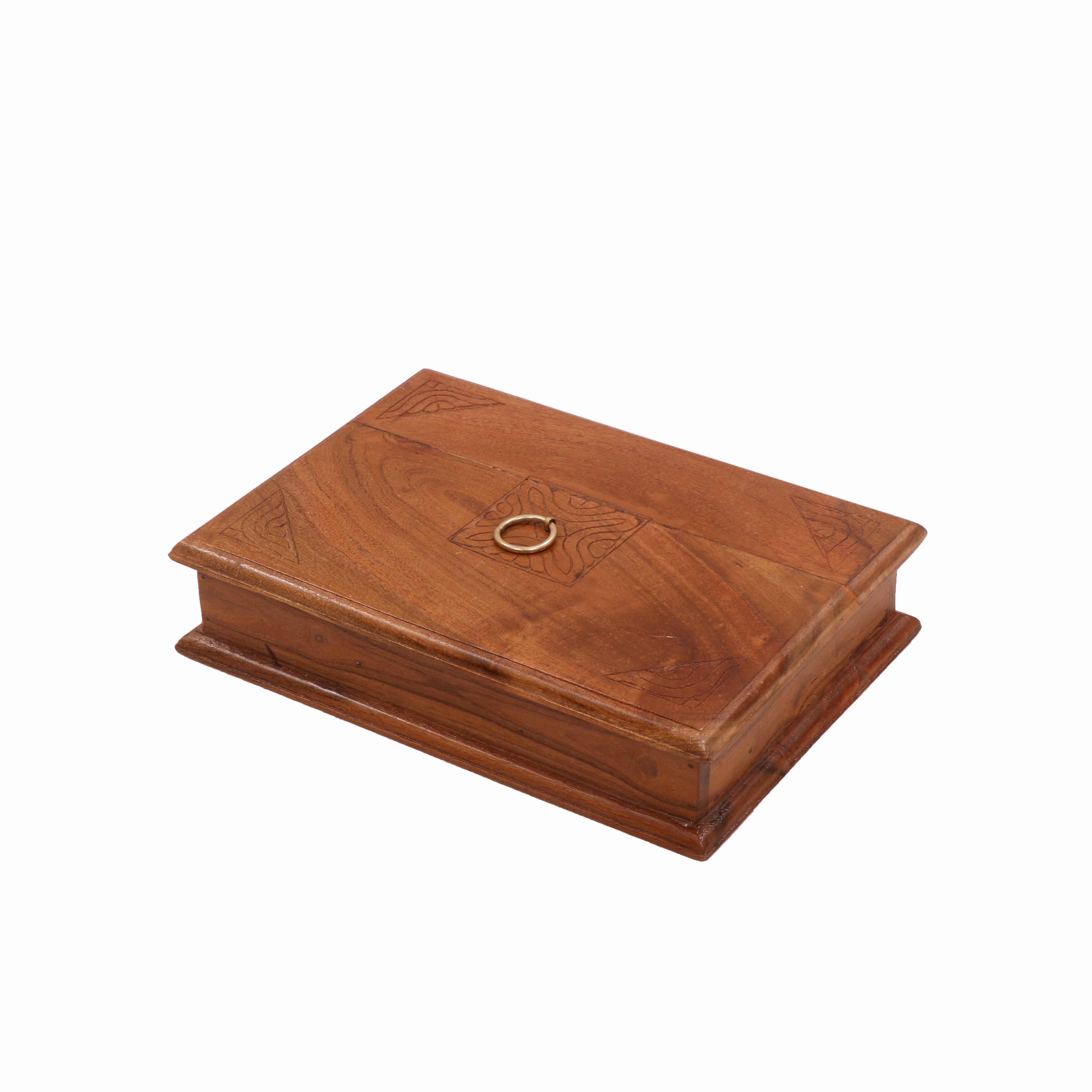 Swirled Pattern Wooden Box Wooden Box