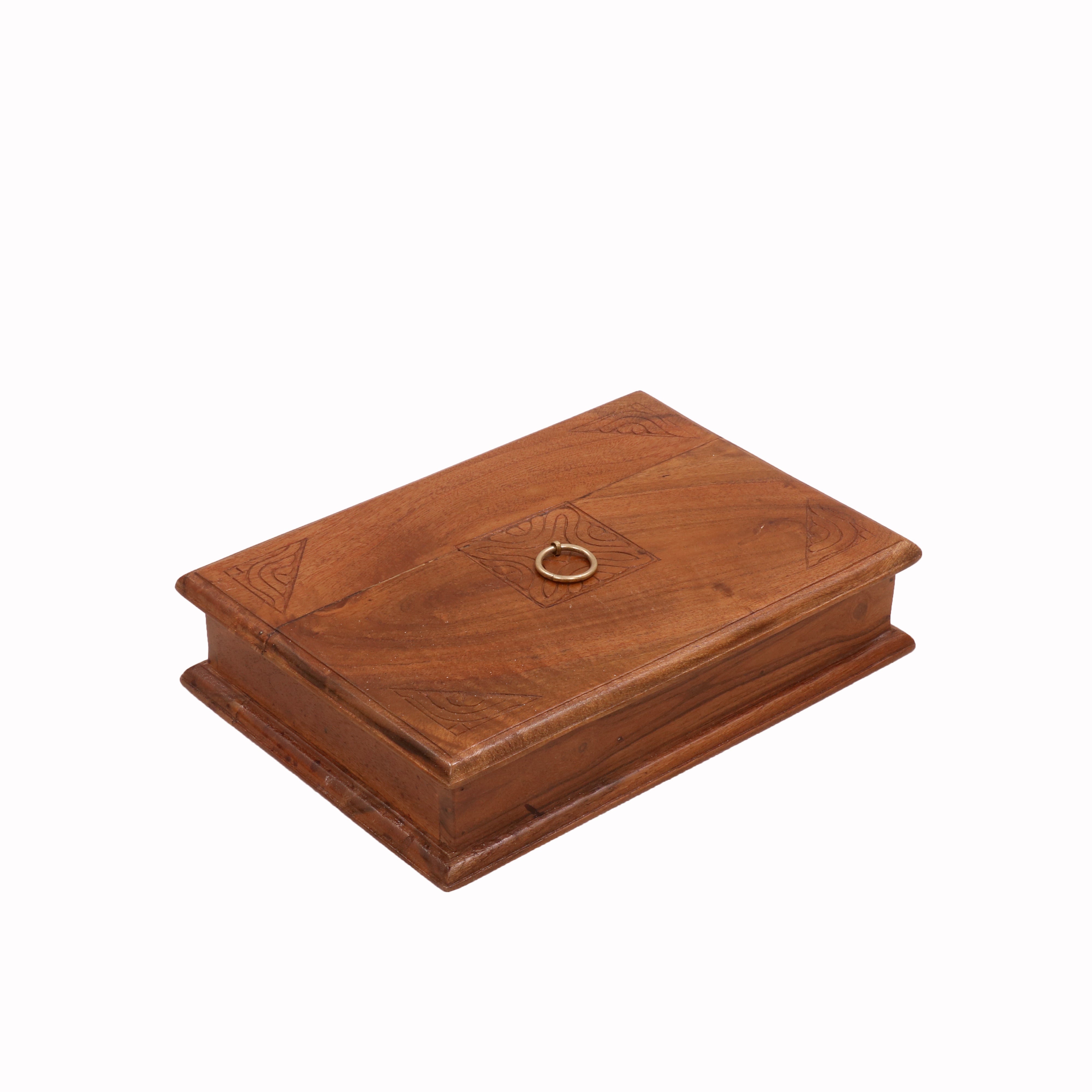 Swirled Pattern Wooden Box Wooden Box