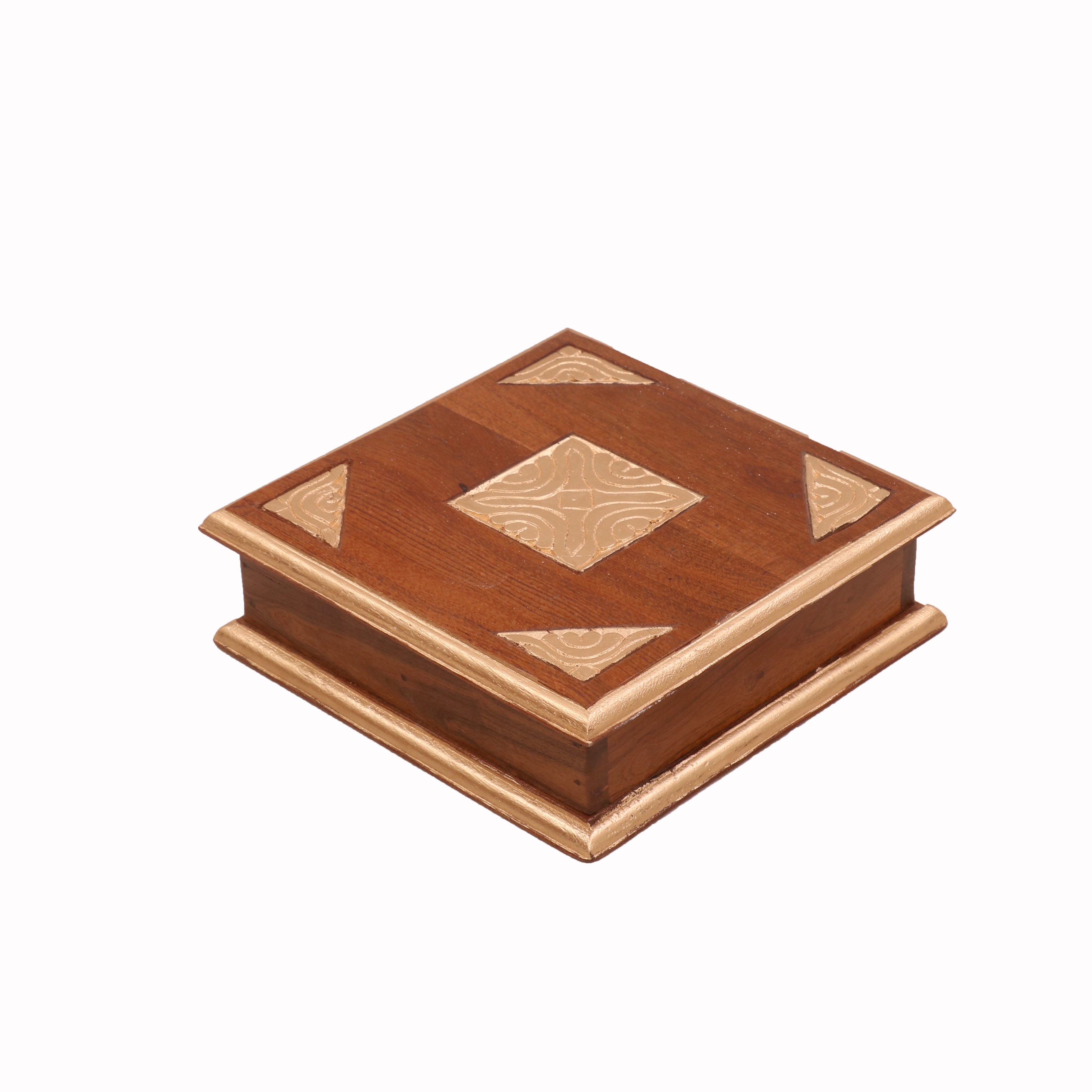 Brass Work Wooden Box Wooden Box
