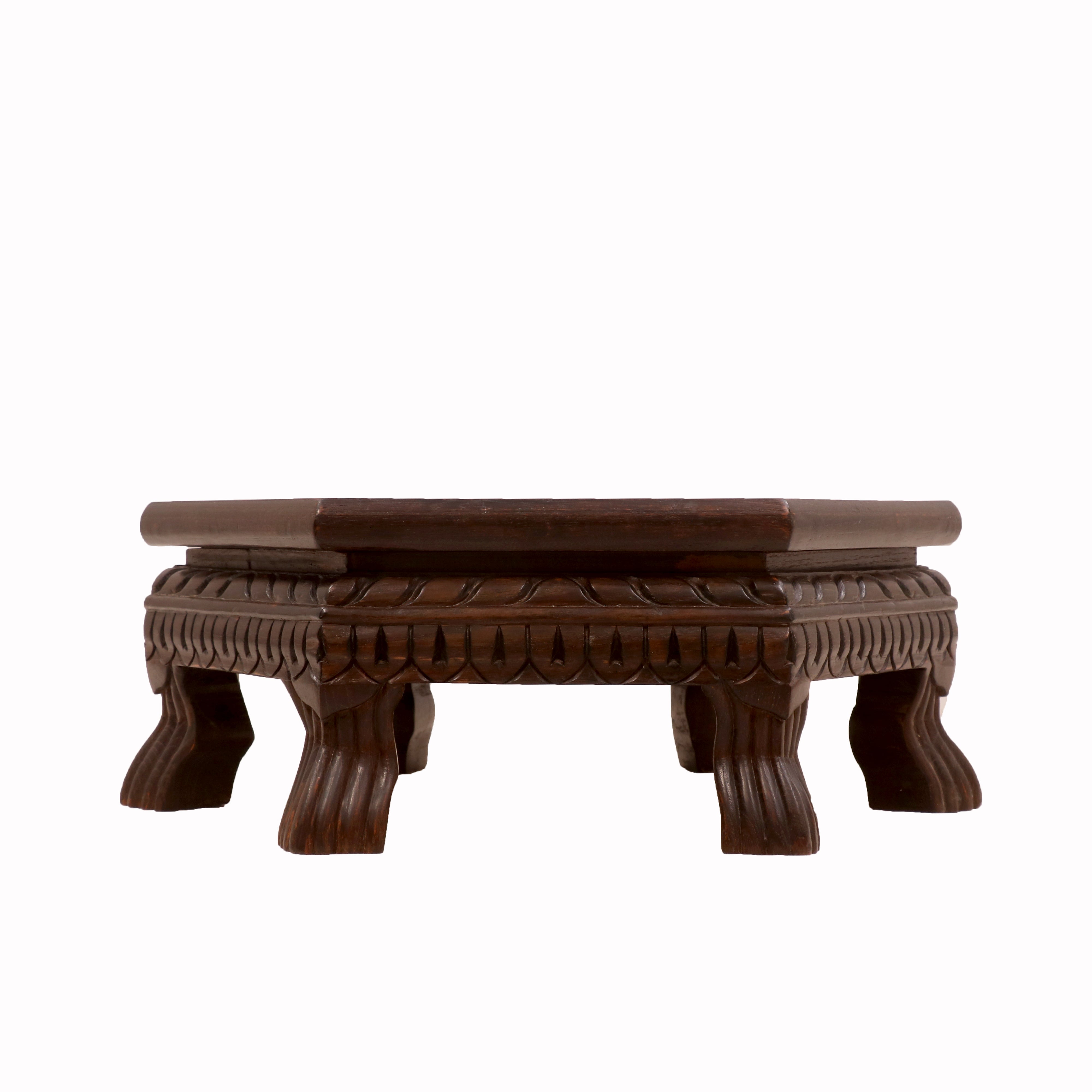 Wreath Style Mahogany Dark Style Teak Wood Bajot Default Title Bajot